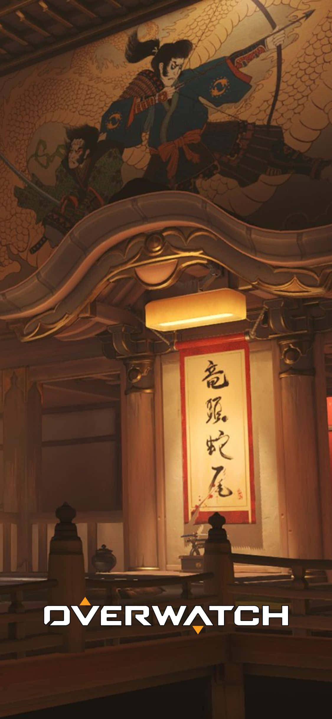 Потопи се в епически свят на Overwatch на iPhone X Тапет