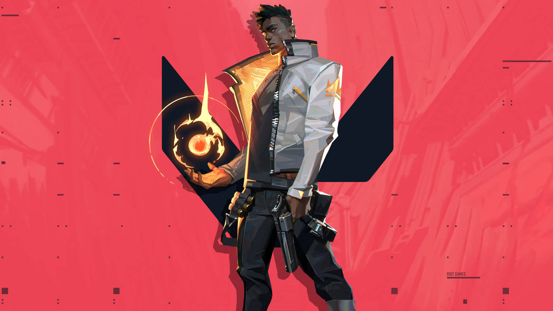 Valorant Phoenix Flare orb тапет
