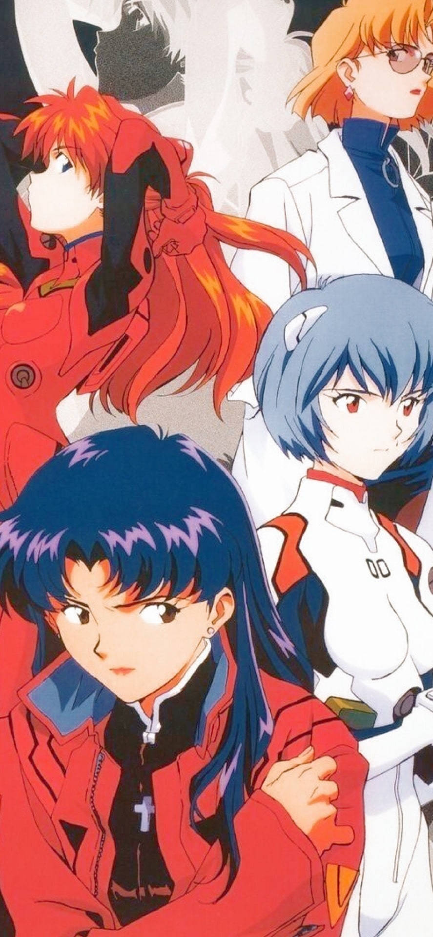 Почувствуйте силата на Nerv с новия телефон Evangelion. Тапет