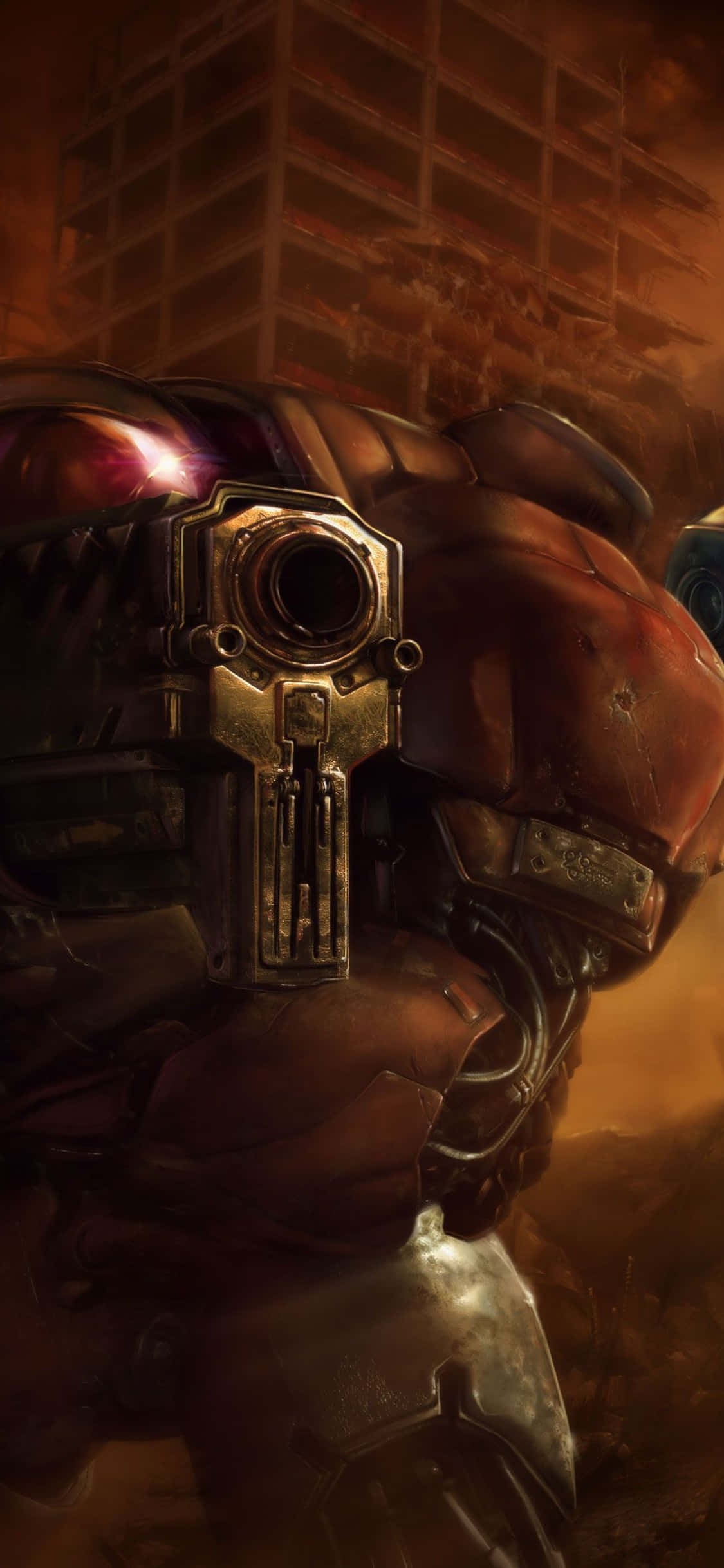 Пригответе се да играете интензивната стратегическа игра StarCraft II на вашия iPhone X. Тапет