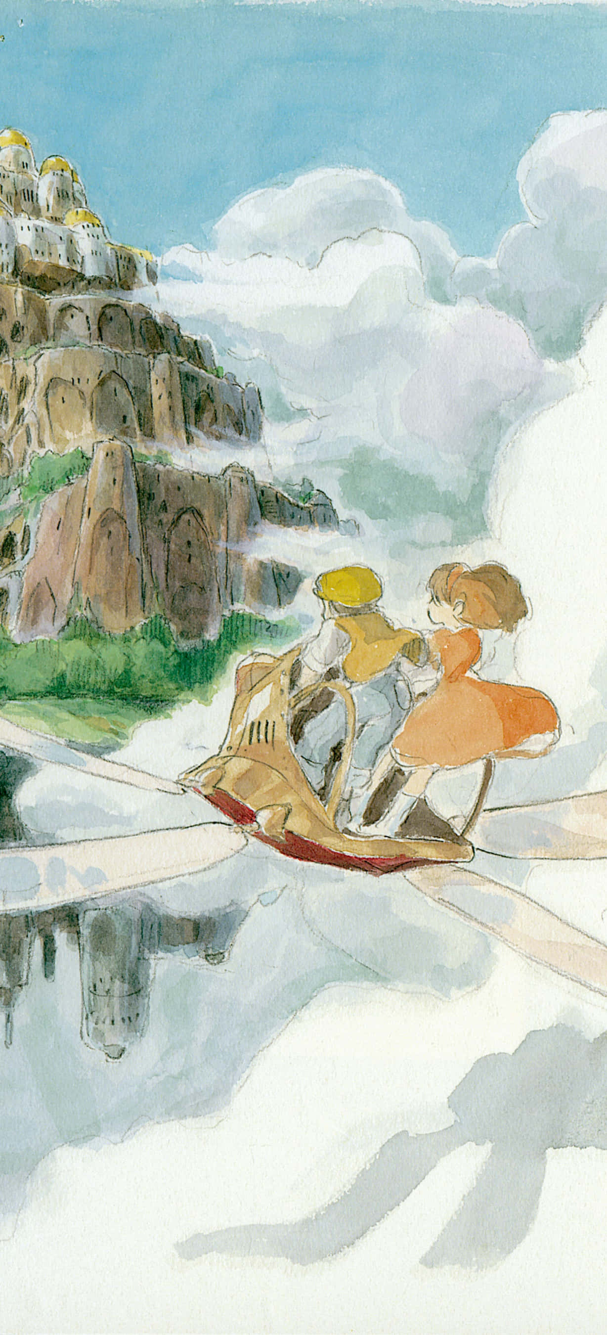 Пригответе се да изследувате света на Studio Ghibli с този телефон Тапет