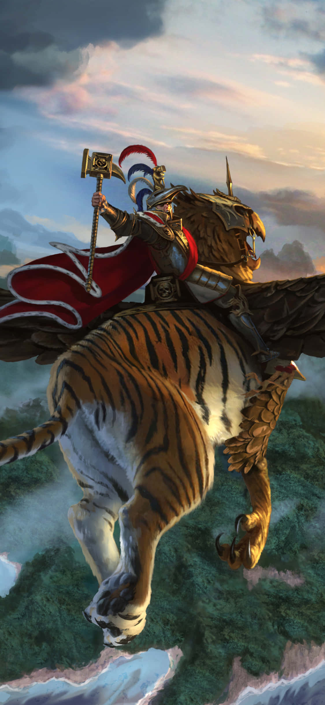 Приготви се за война с iPhone X Total War Warhammer Тапет
