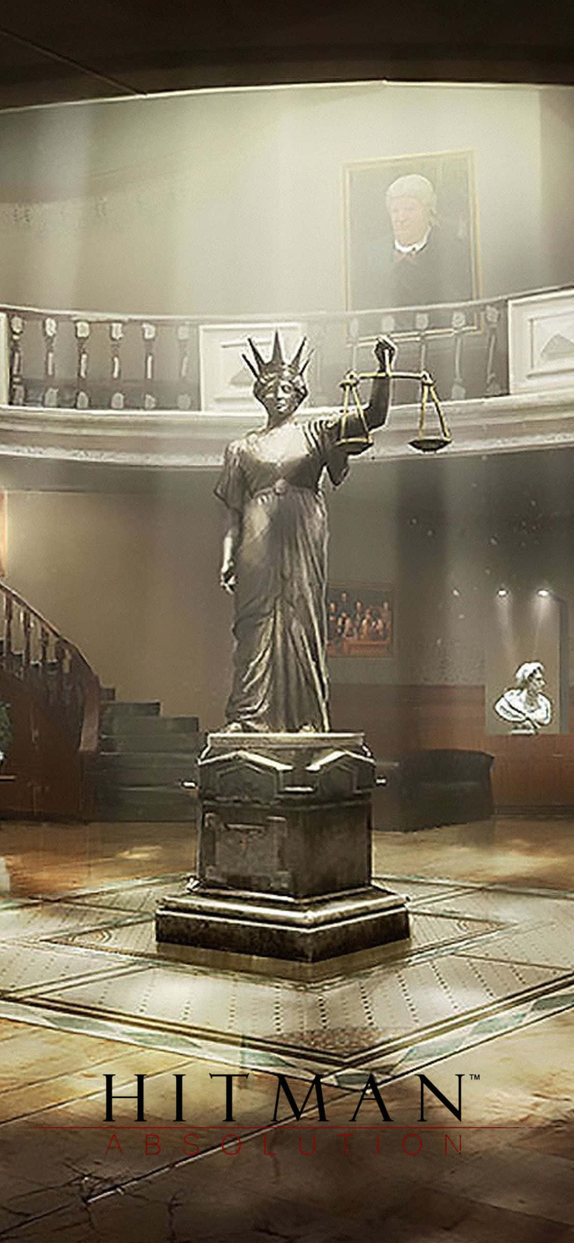 Посрещни съдбата си с iPhone X Hitman Absolution. Тапет