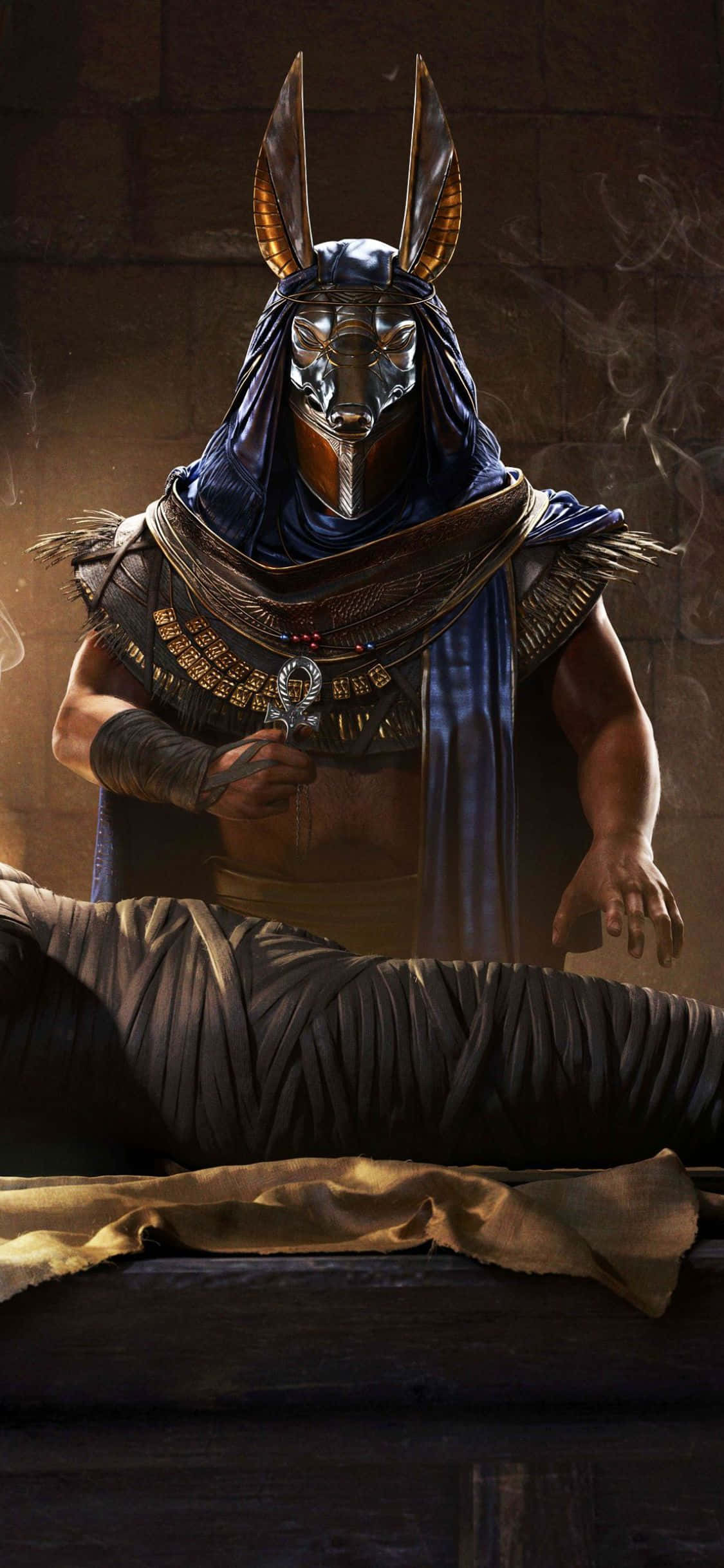 Приключение и екшън ви очакват с iPhone X и Assassin's Creed Origins. Тапет