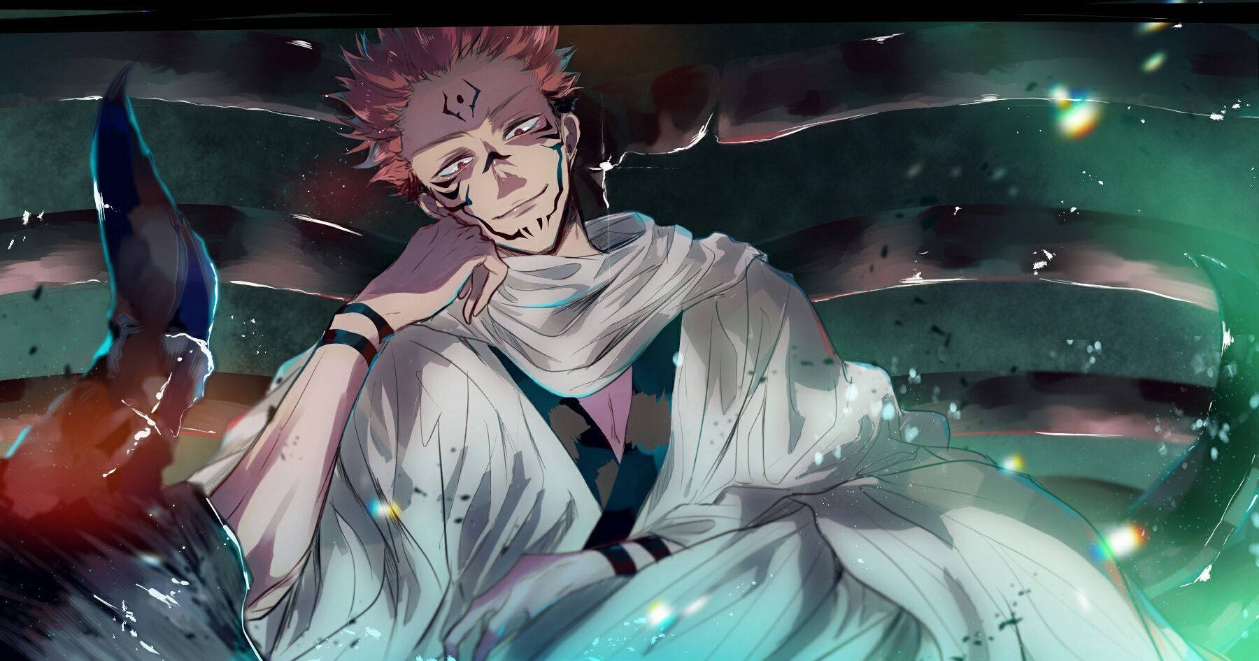 Прокълнатият демон Сукуна Jujutsu Kaisen за десктоп Тапет