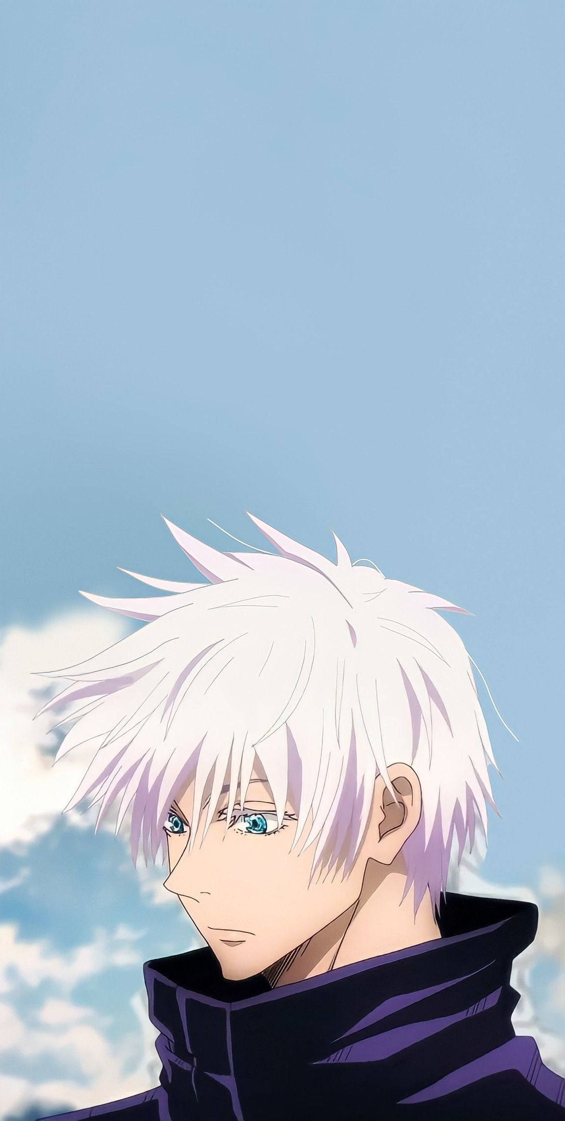 Прост Gojo Jujutsu Kaisen за iPhone Тапет