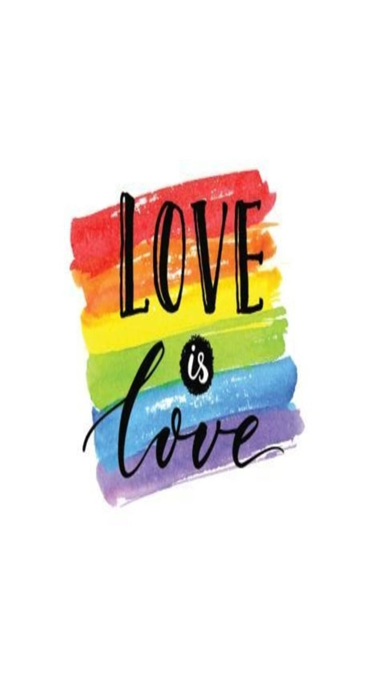 Проста Любовта е Любов LGBT Телефон Тапет