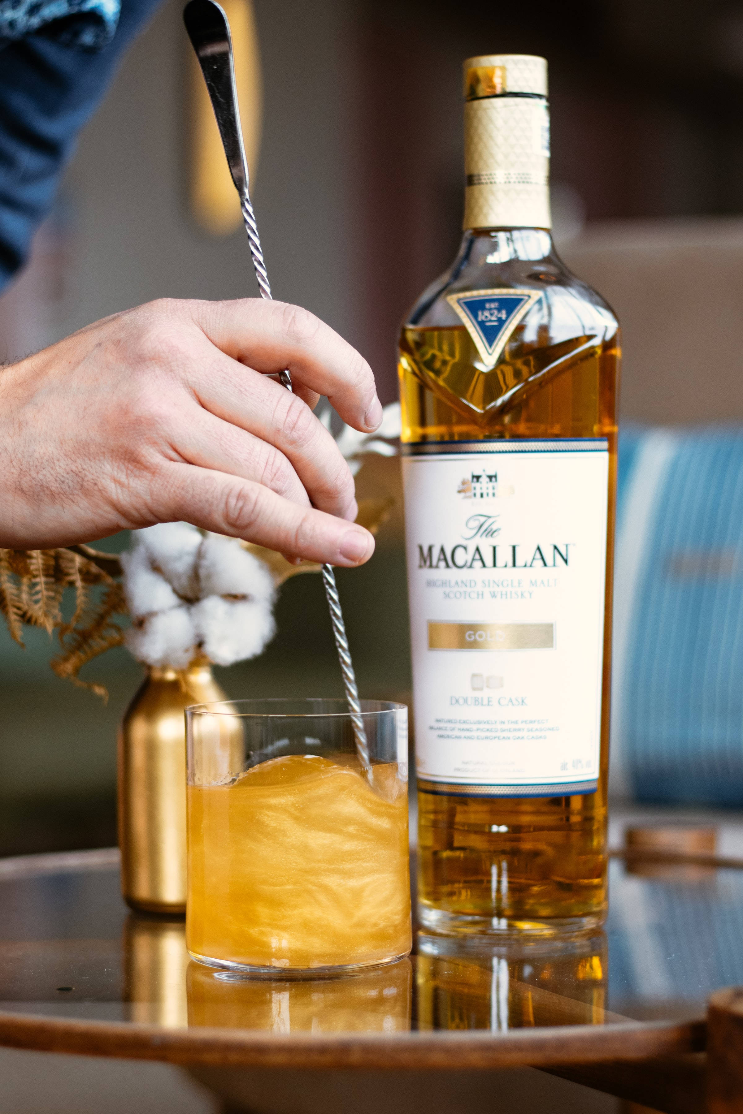Разбъркване на съвършенството - Macallan Whiskey Cocktail Тапет