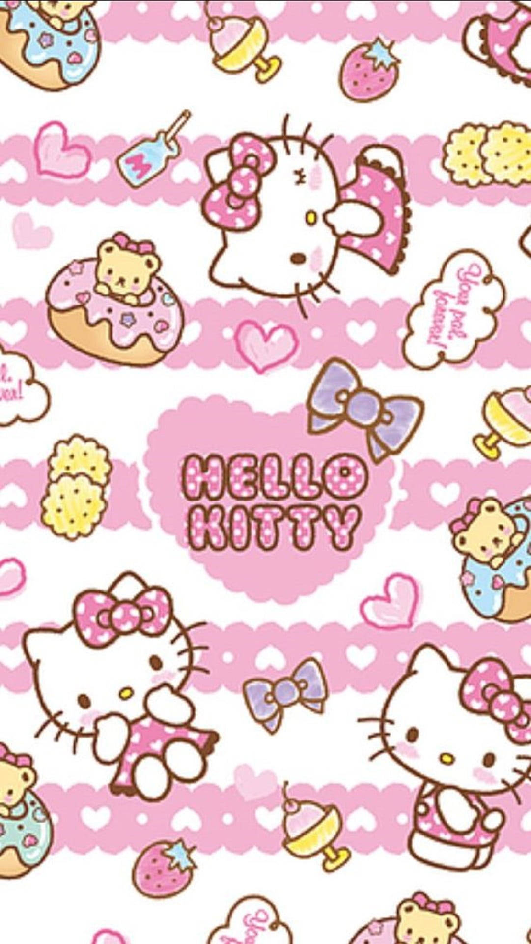 Розово Hello Kitty с хранителна графика