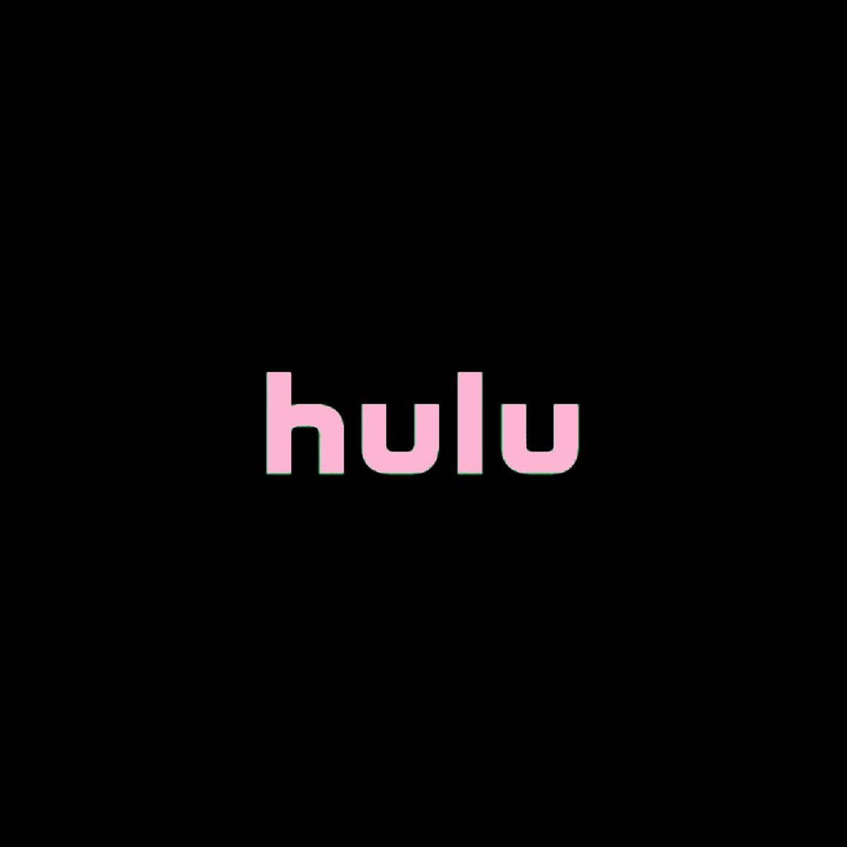 Розово лого Hulu Тапет