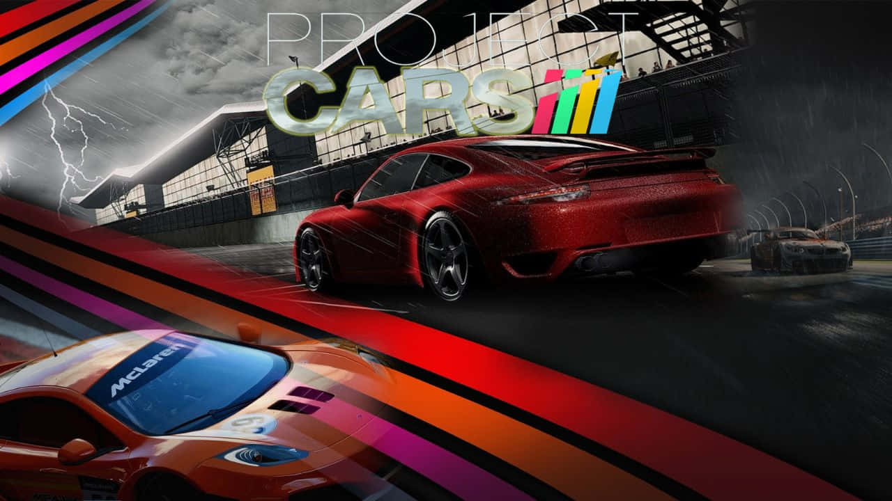 С линии 720p фон Project Cars Тапет