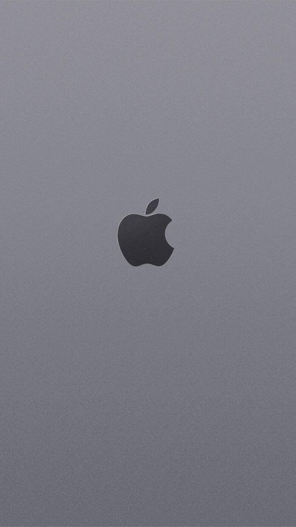 Сиво iPhone лого на Apple Тапет
