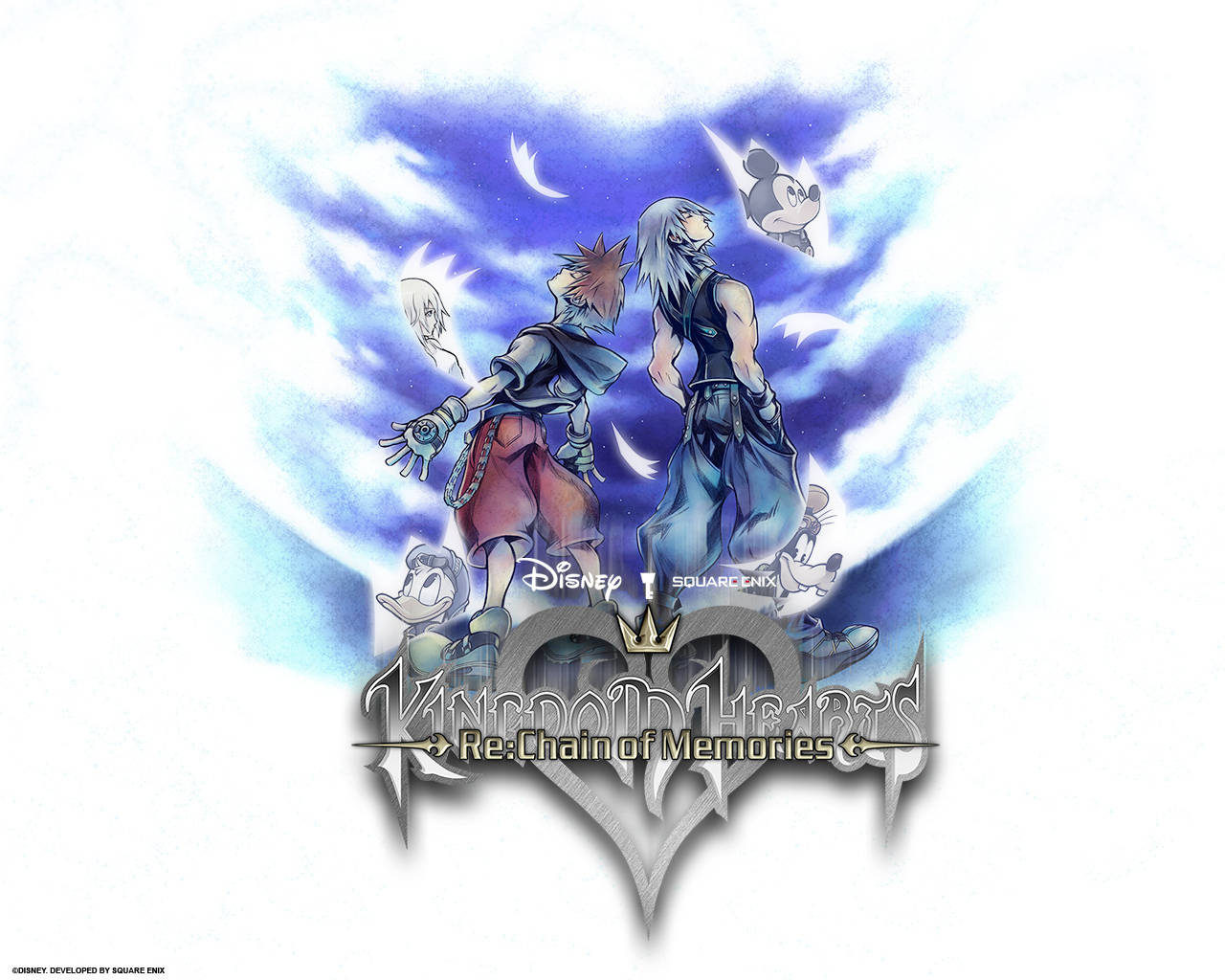 Син хоризонт с лого на Kingdom Heart
