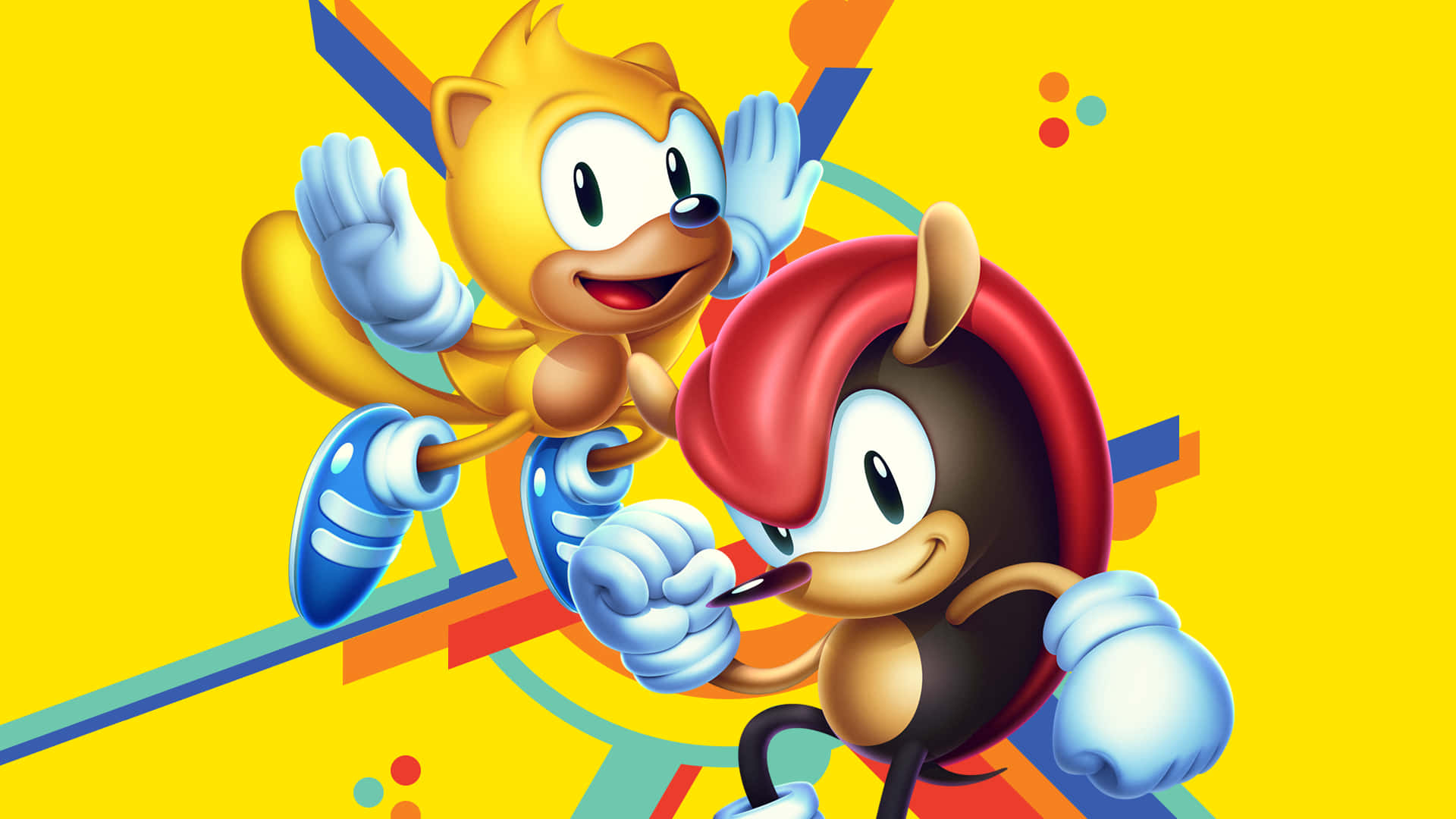 "Скоростомер до максимум: Поемете на приключение със Sonic в Sonic Mania!" Тапет