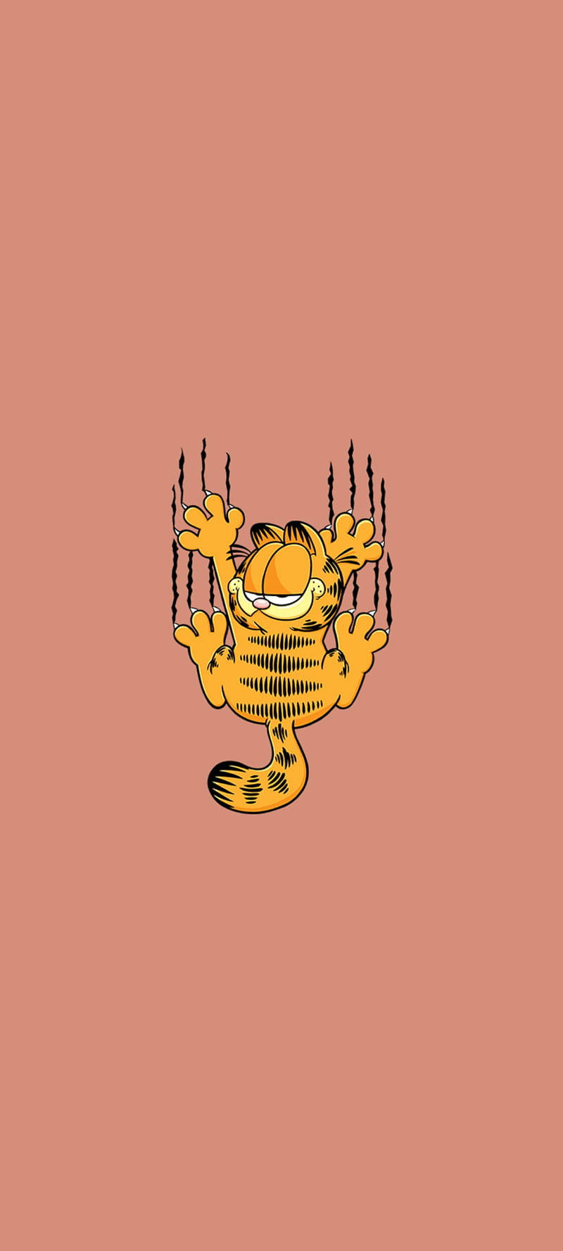 Сладка естетична карикатура Garfield Тапет