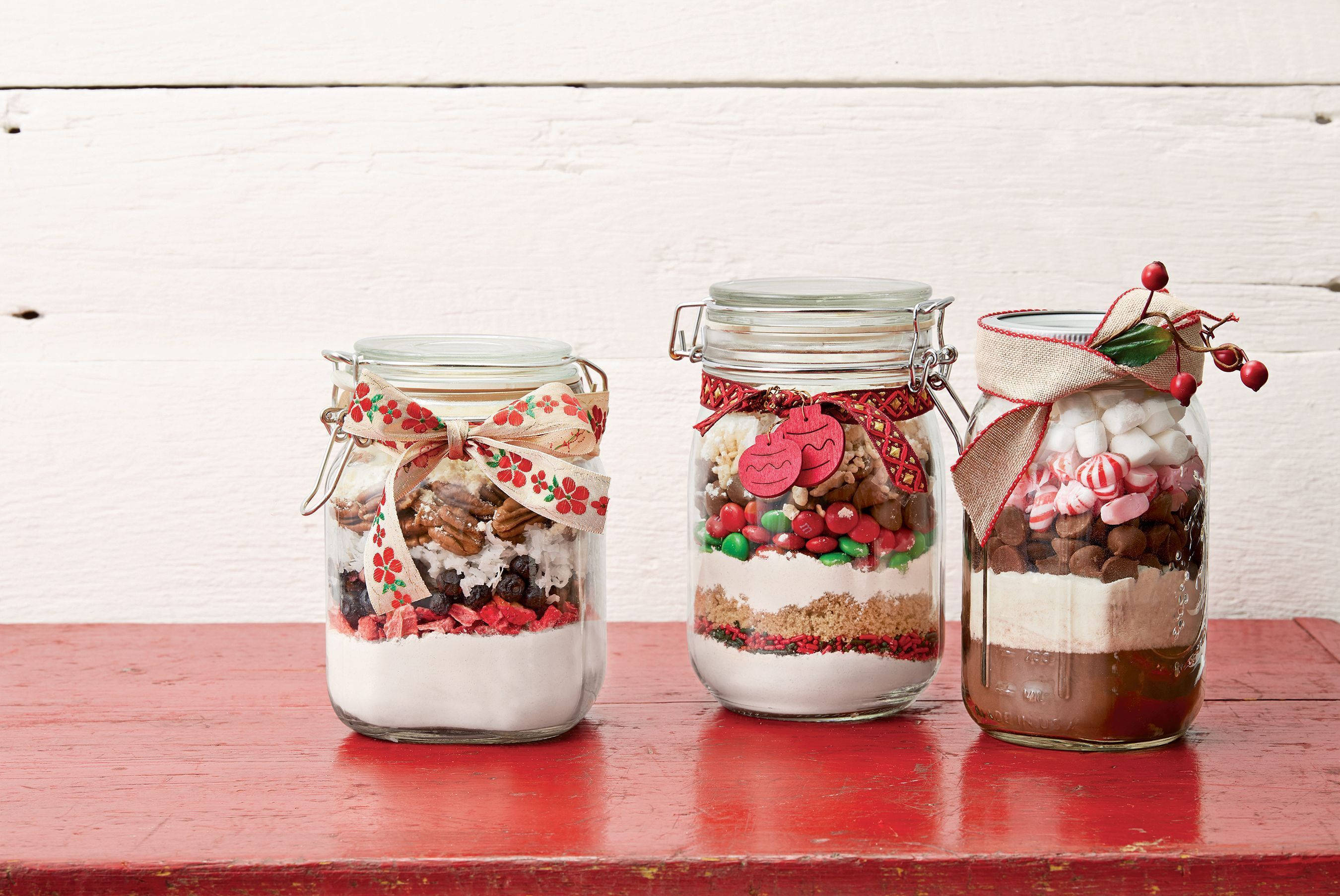 Сладки лакомства за коледни подаръци Тапет