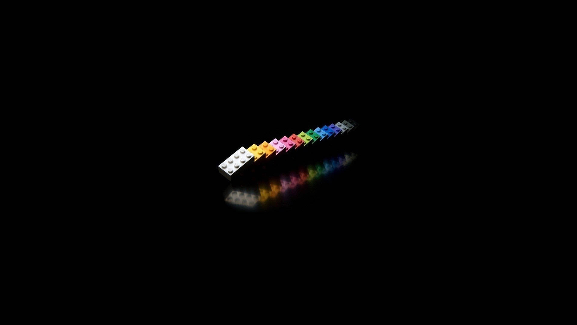Сладки черни LEGO тухлички Тапет