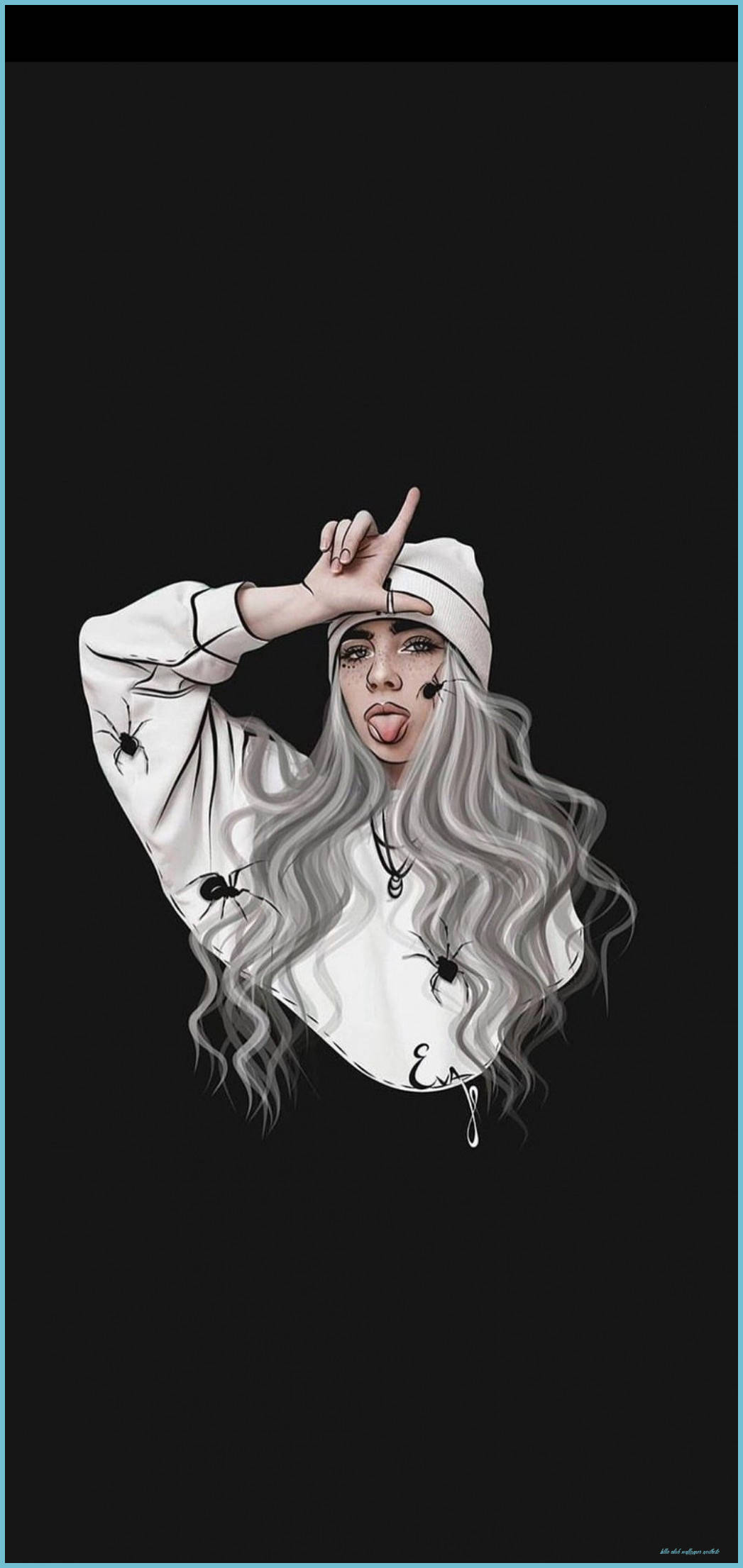 Сладко Момче с Дълга Бяла Коса Тапет