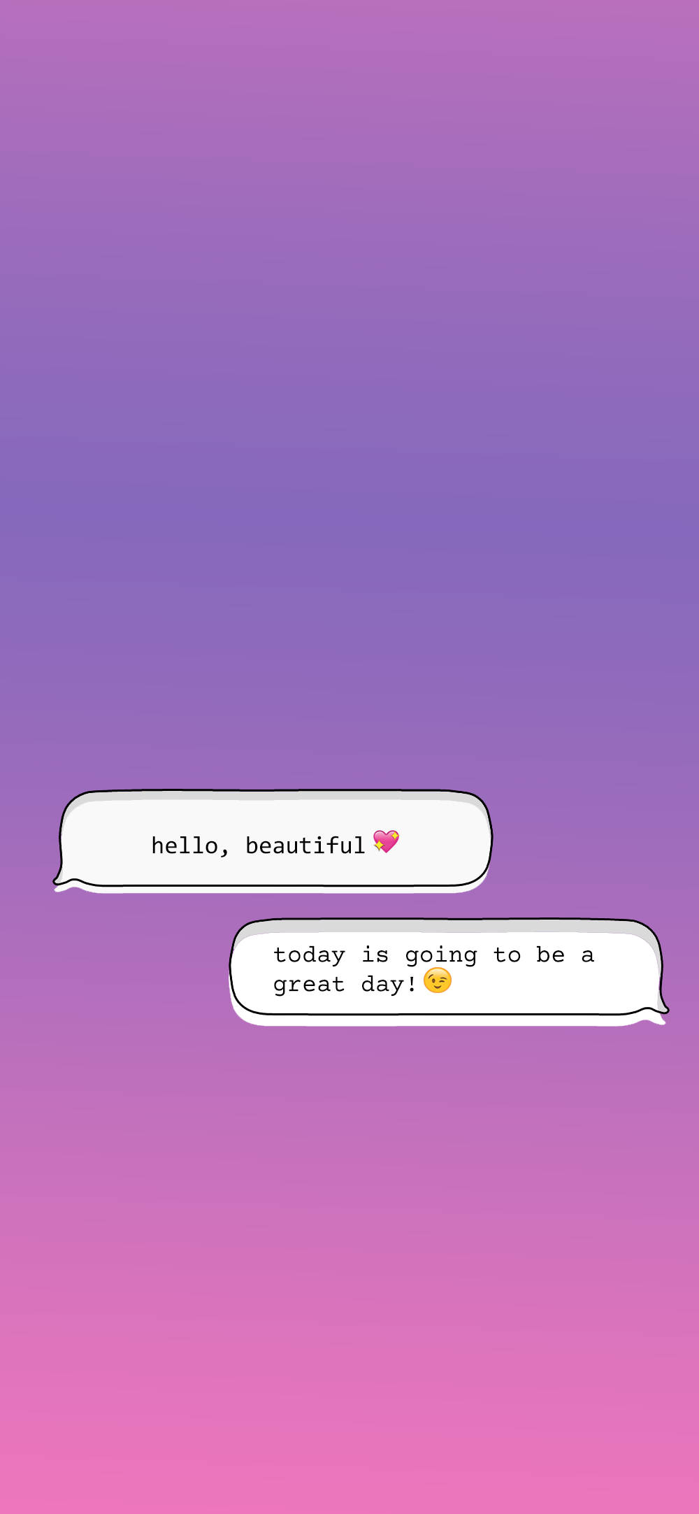 Сладък Instagram разговор Тапет