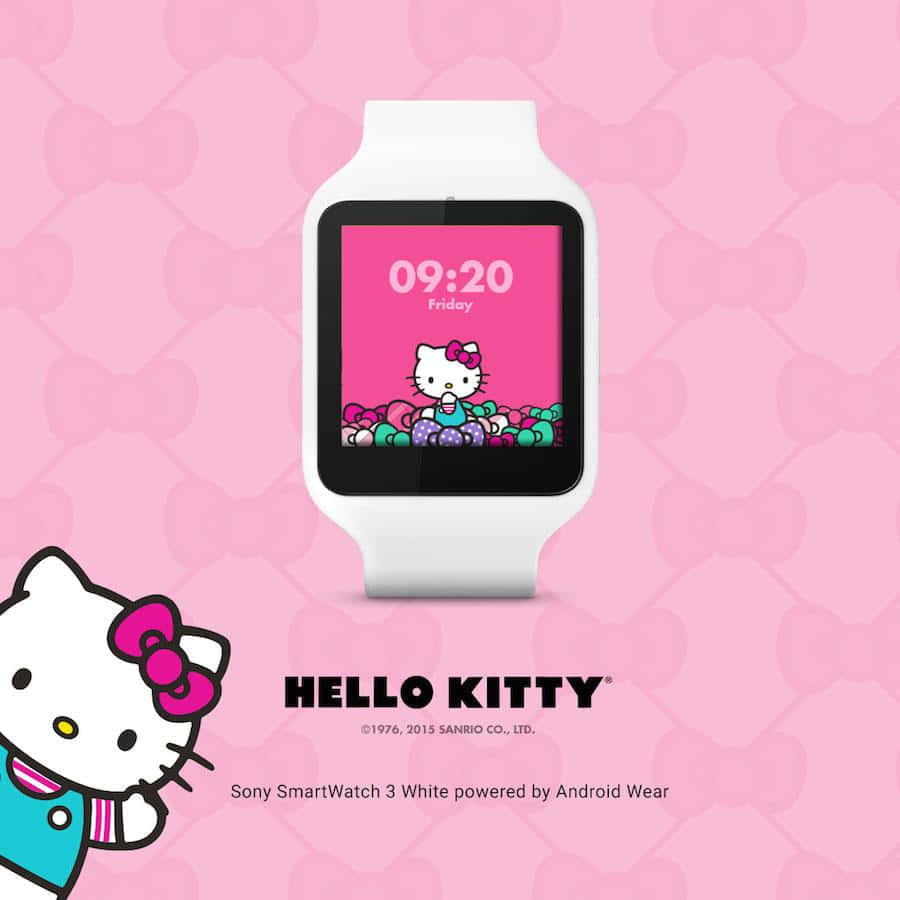 Сладък циферблат за Apple Watch Hello Kitty