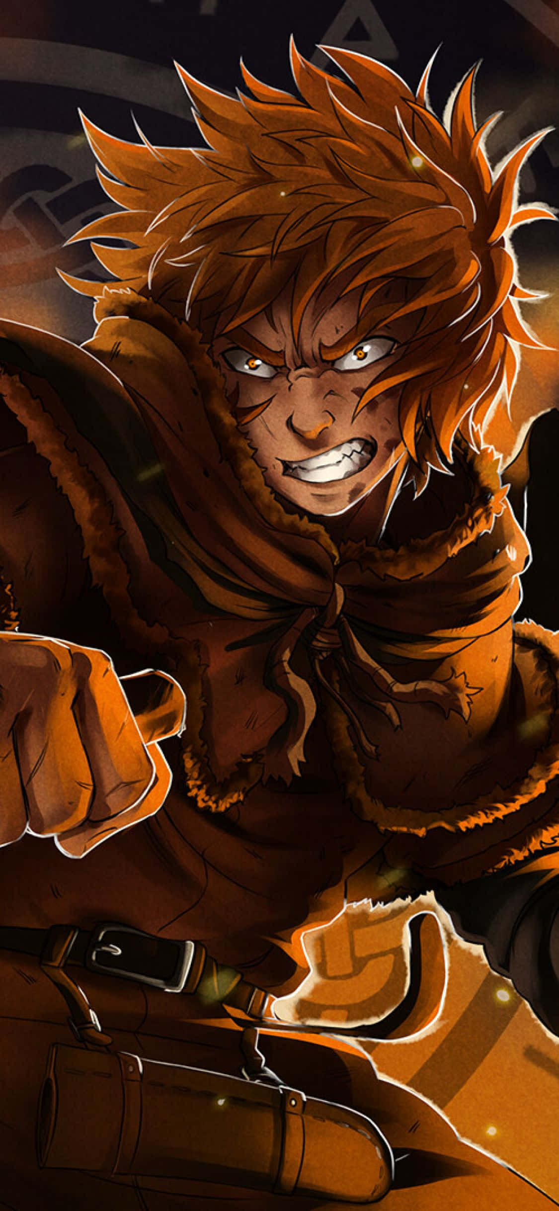 Следвайте приключенията на Торфин, млад викинг воин, в Vinland Saga. Тапет