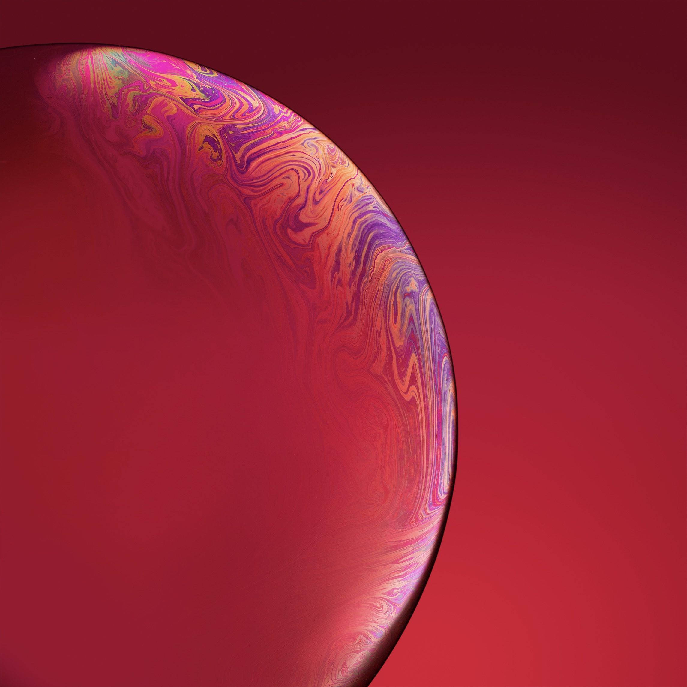 Смел червен iPhone XR Тапет