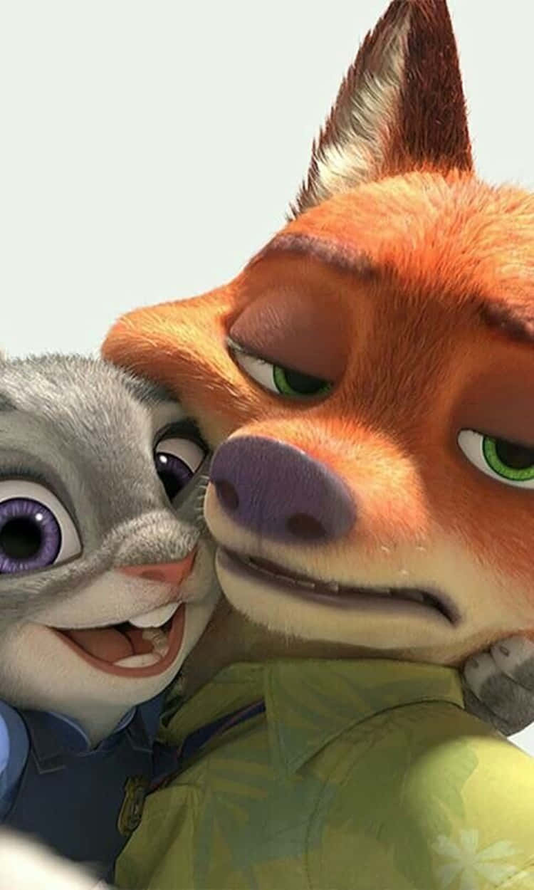 Смешна Disney Zootopia селфи снимка Тапет