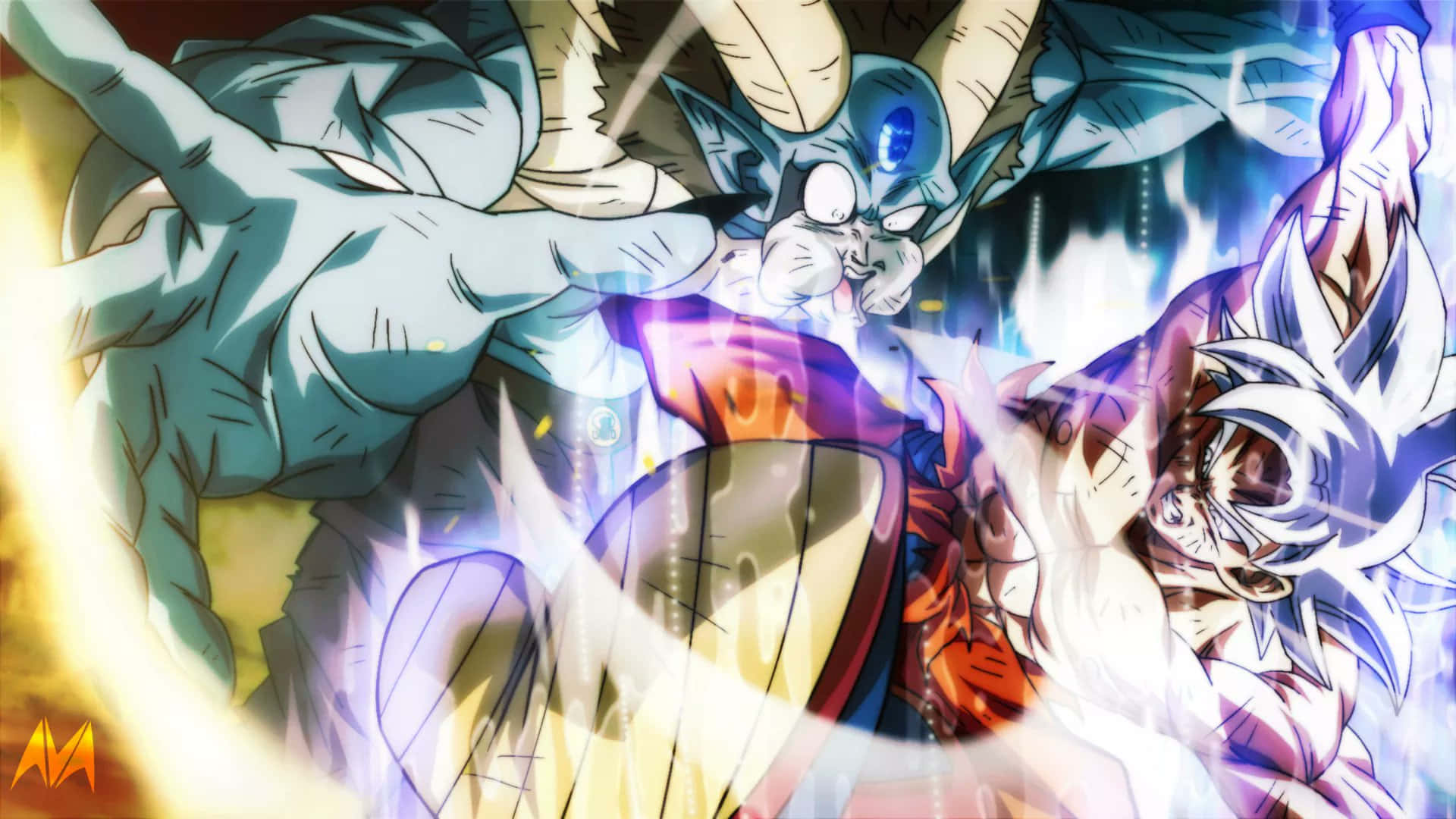 Снимка на Моро срещу Гоку от Dragon Ball Super Тапет