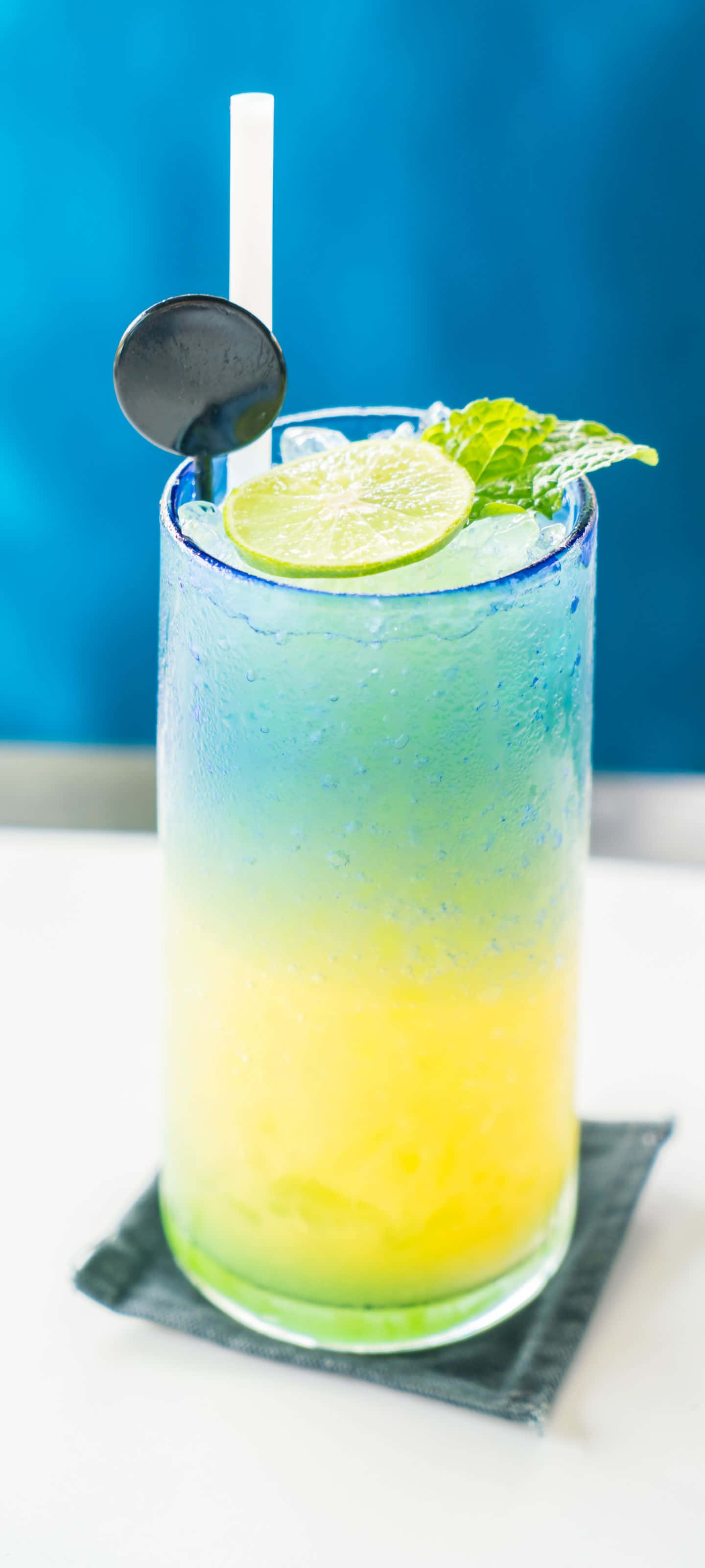 Спокойен океански залез в Карибите. Тапет