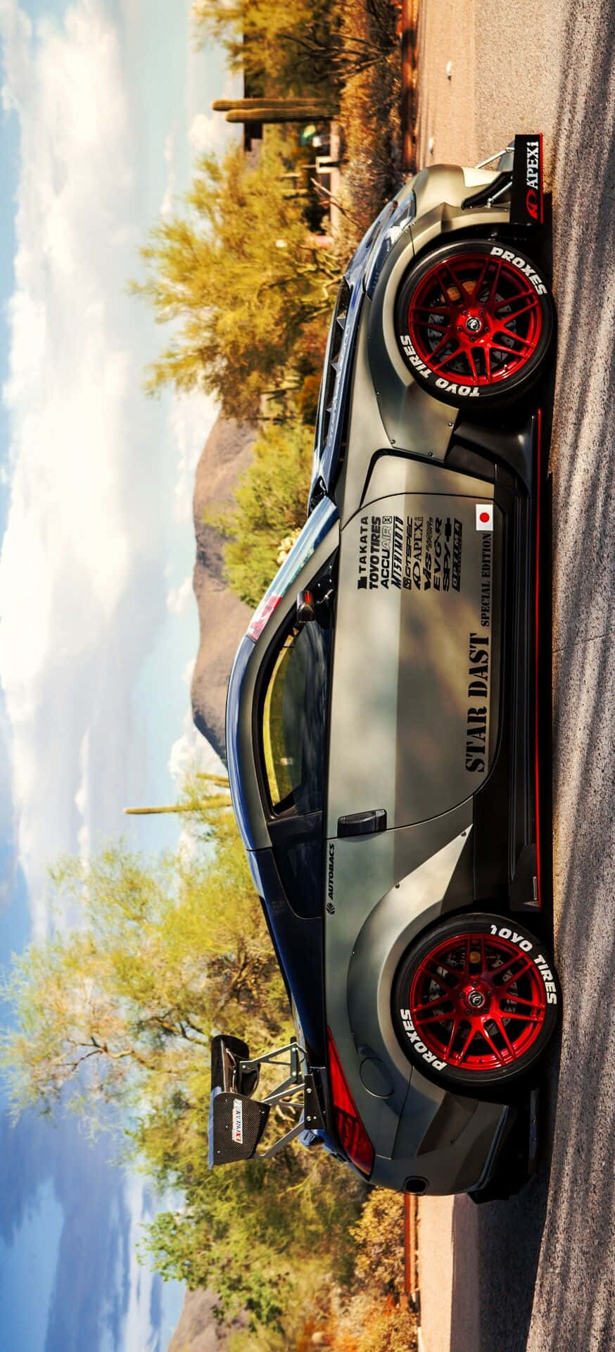 Спортивен и мощен Nissan R35 GTR Тапет