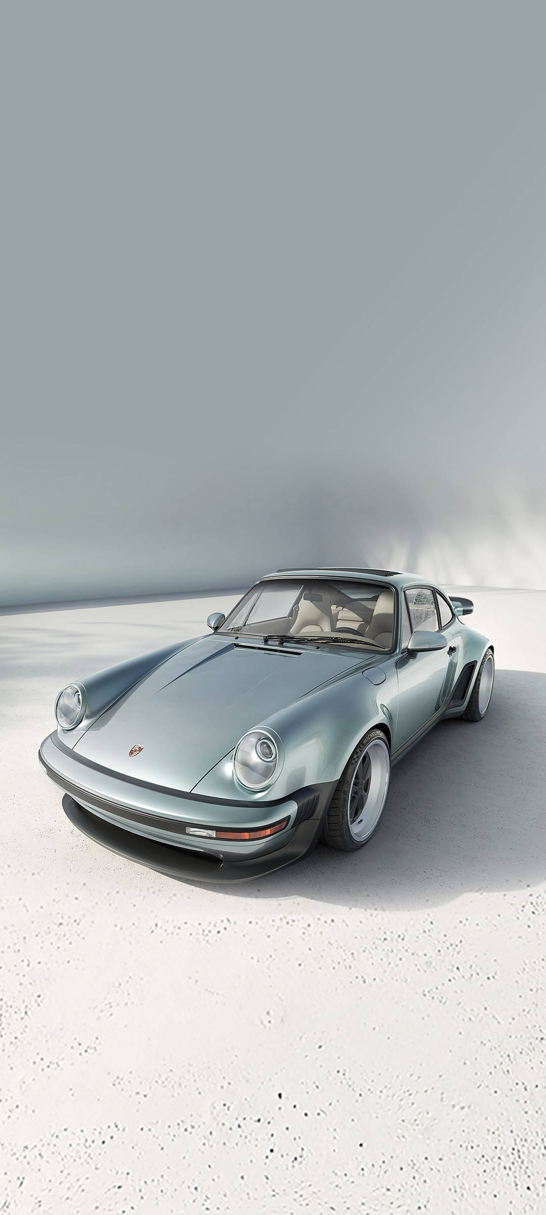 Сребърен Porsche 911 Тапет
