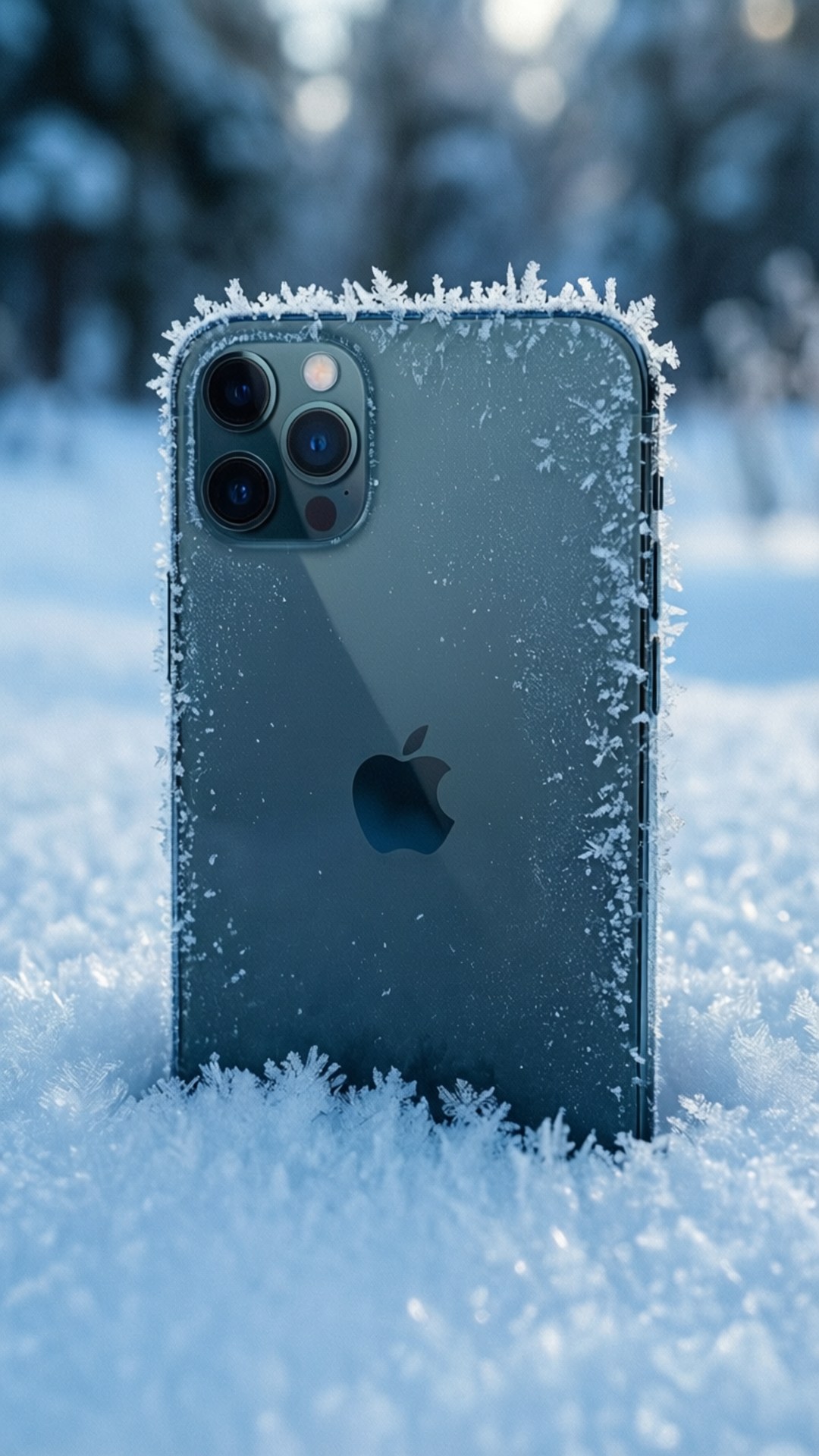Студена зимна iPhone Тапет