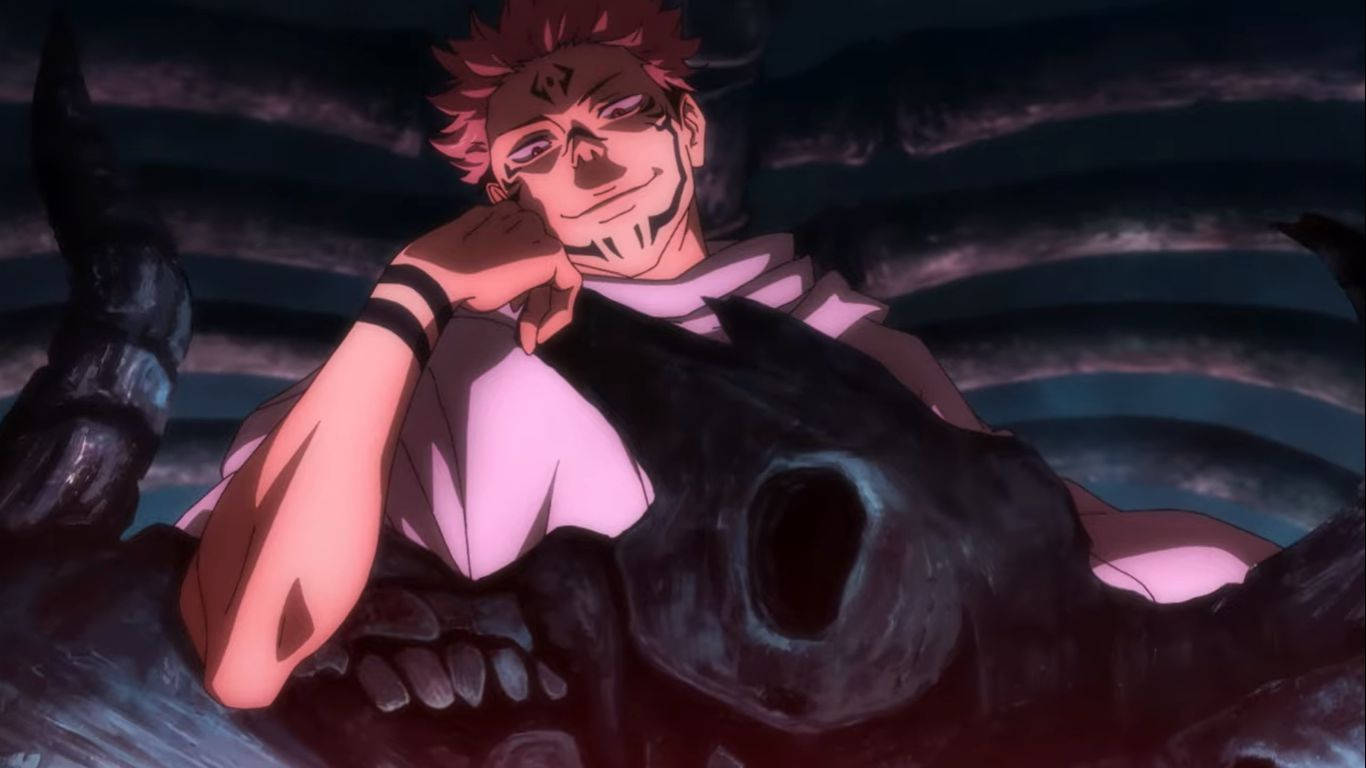 Сукуна в аниме тапет за Jujutsu Kaisen