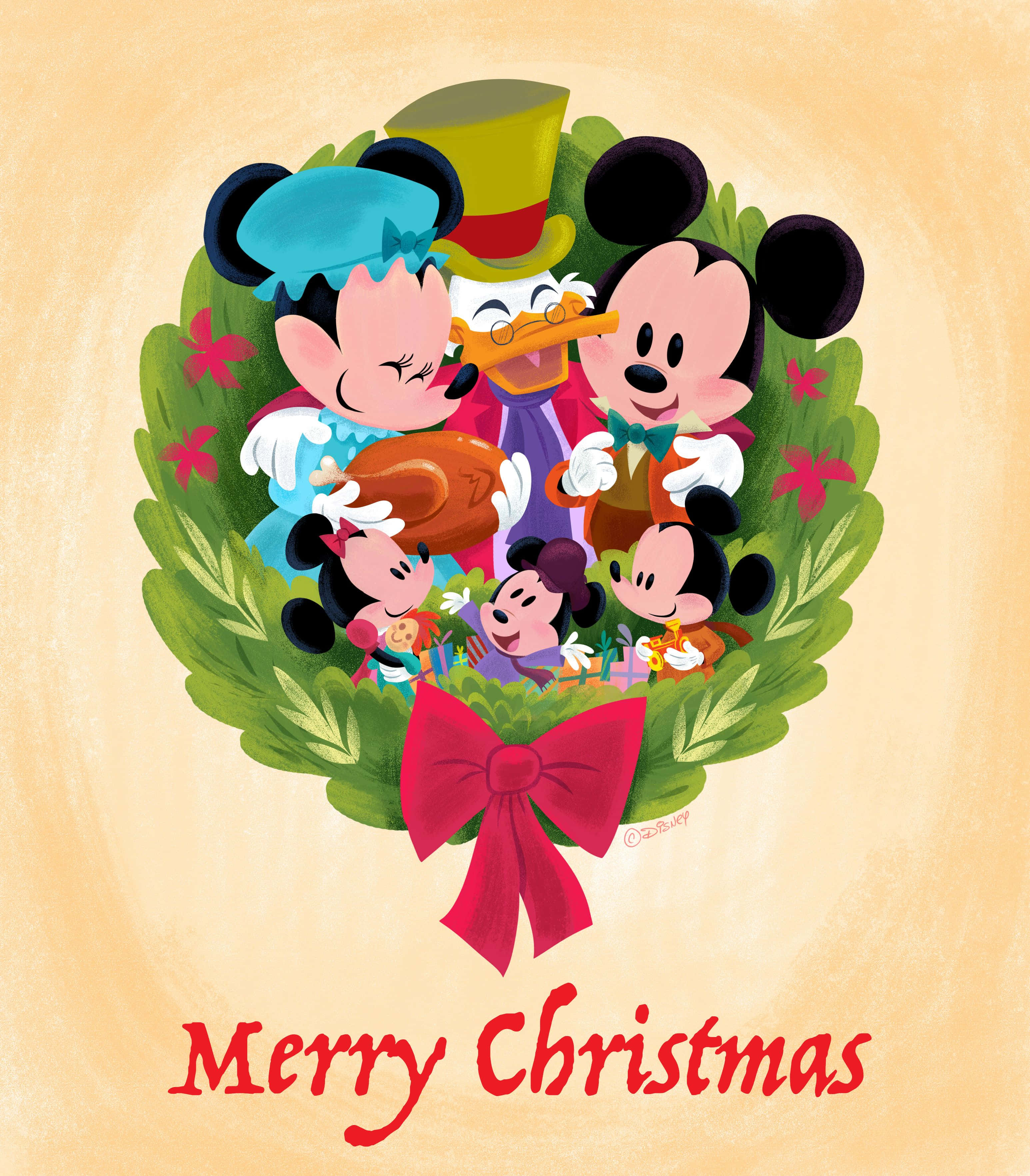 Създайте вълшебни спомени тази Коледа с Disney! Тапет