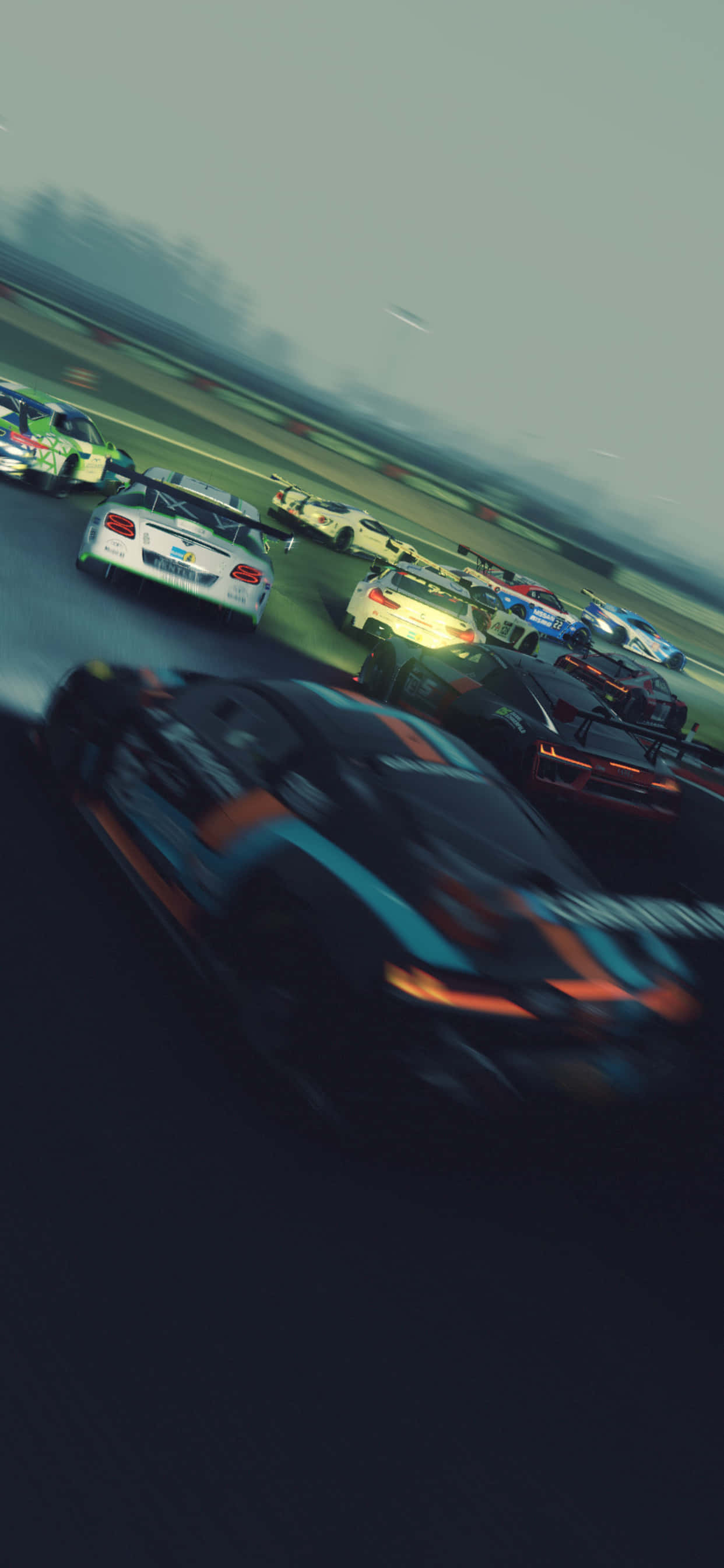 Скочете във вълнуващи приключения с iPhone XS Max и Project Cars 2 Тапет