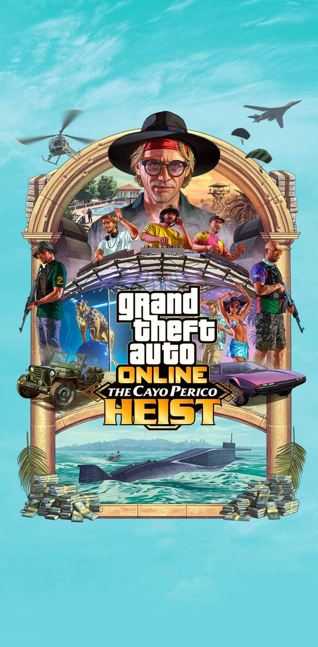 Телефон GTA 5 за обир на Кайо Перико Тапет