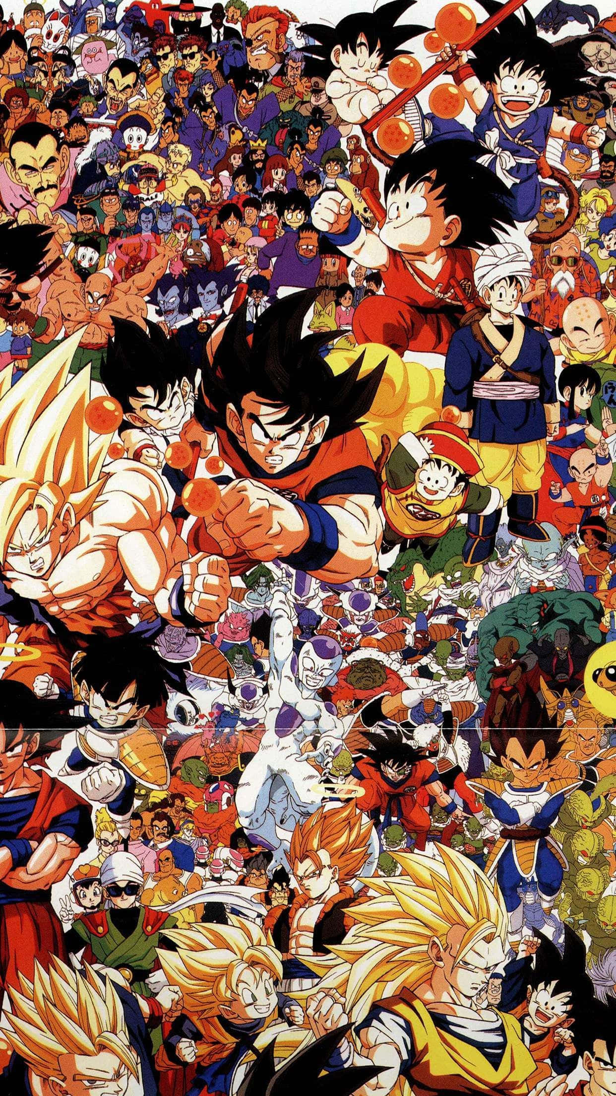 Тема за екран на телефон Dragon Ball Z Тапет