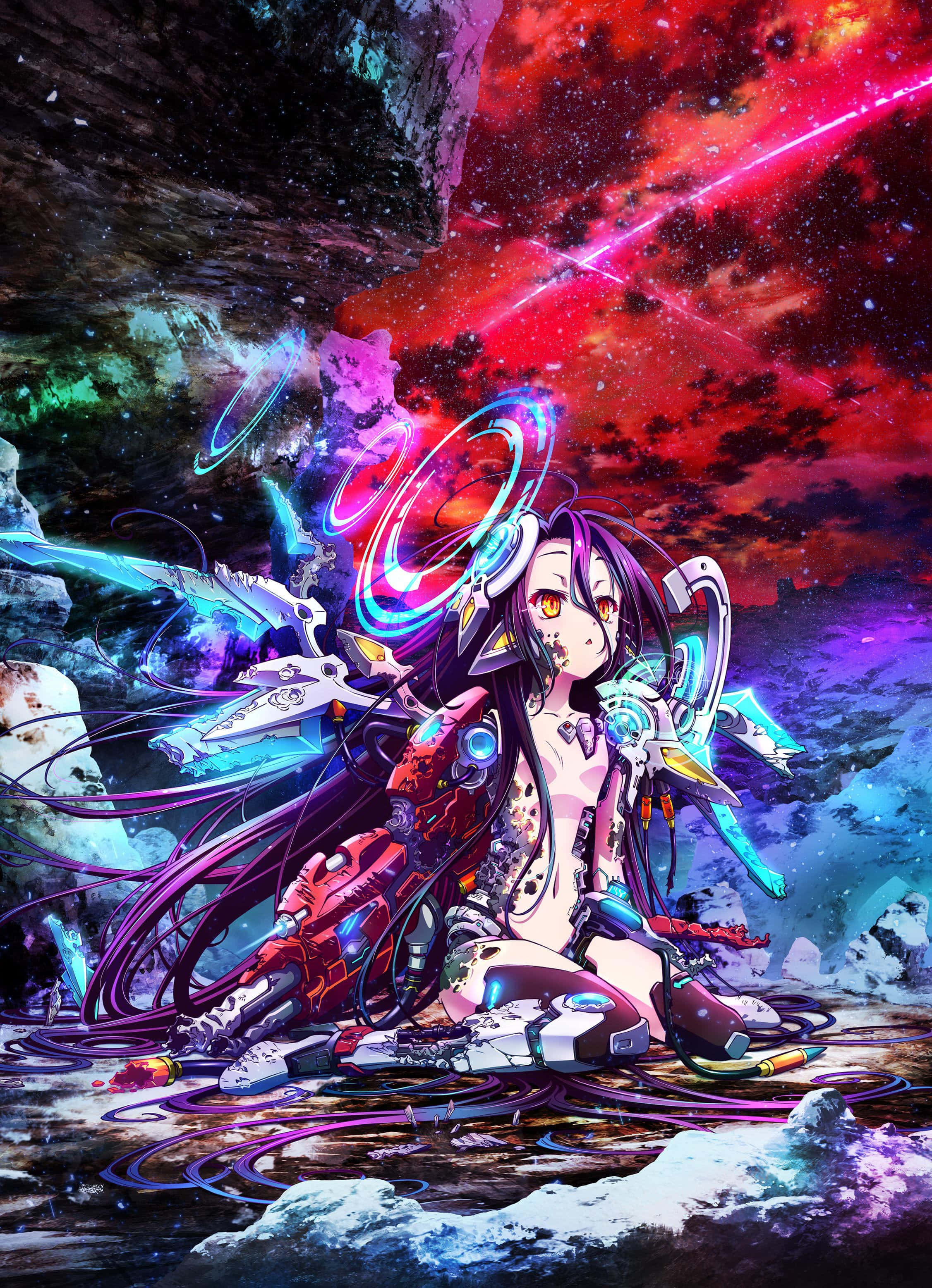 Този прекрасен свят на No Game No Life, където всичко е възможно. Тапет