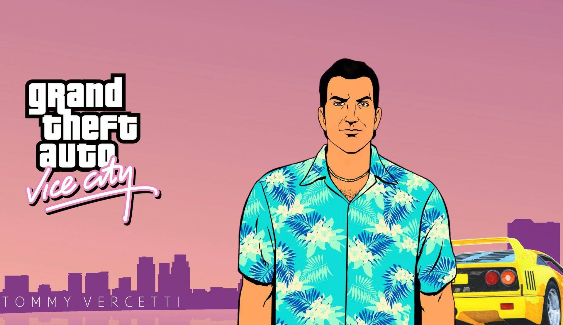 Томи Версети от GTA Vice City Тапет