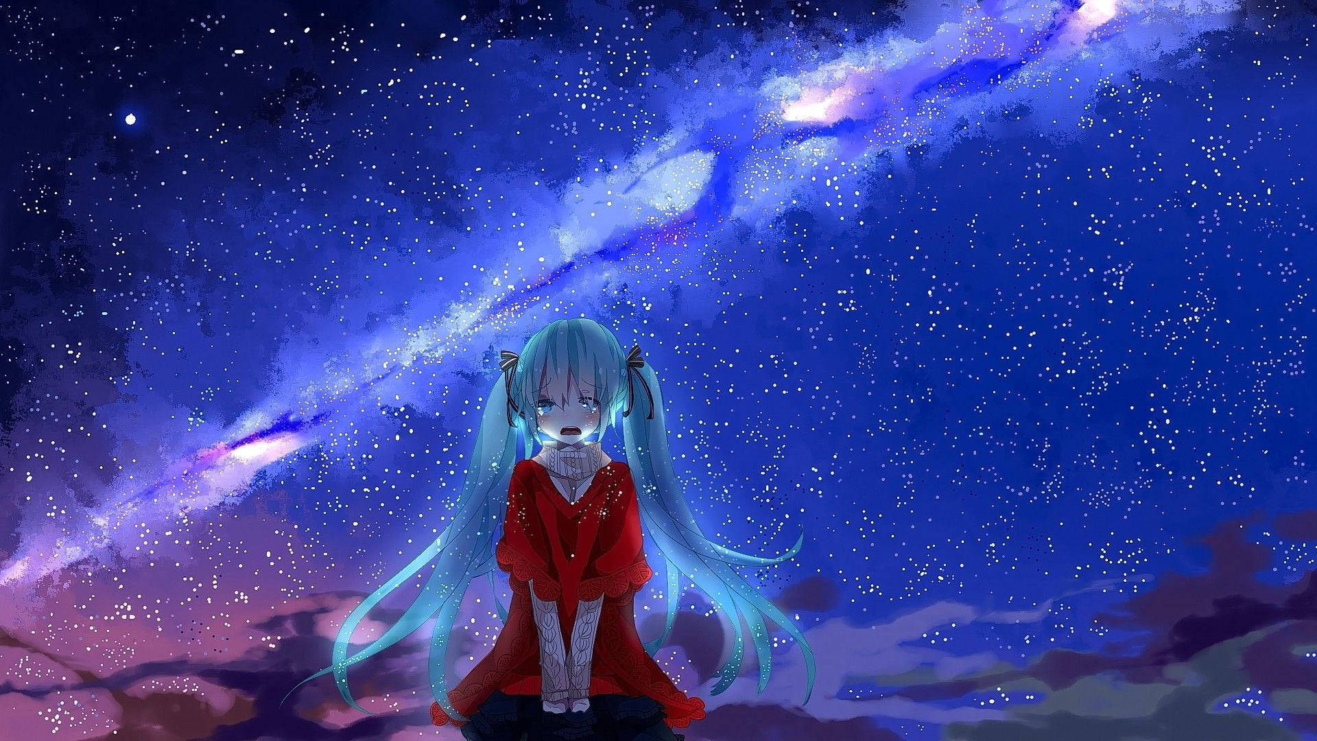 Тъжна естетика на аниме Hatsune Miku