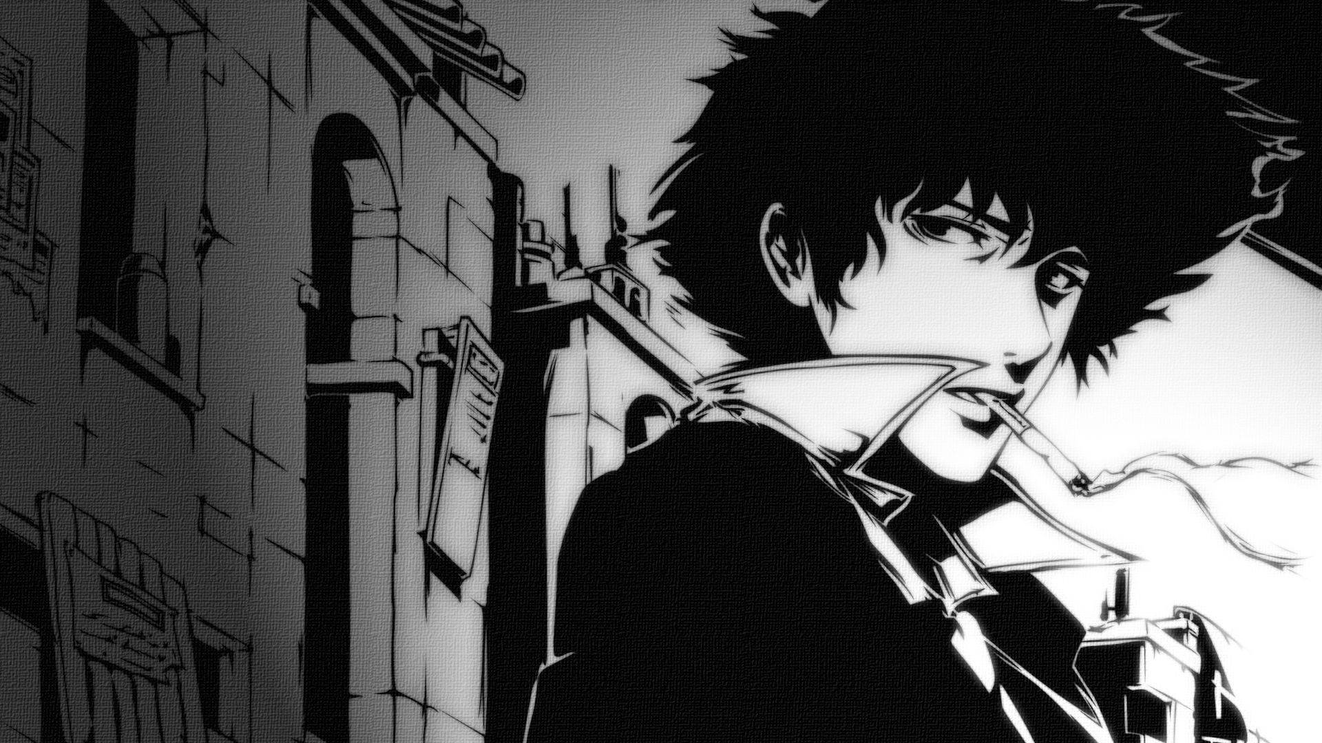 Тъмна аниме естетика за десктоп от Cowboy Bebop Тапет