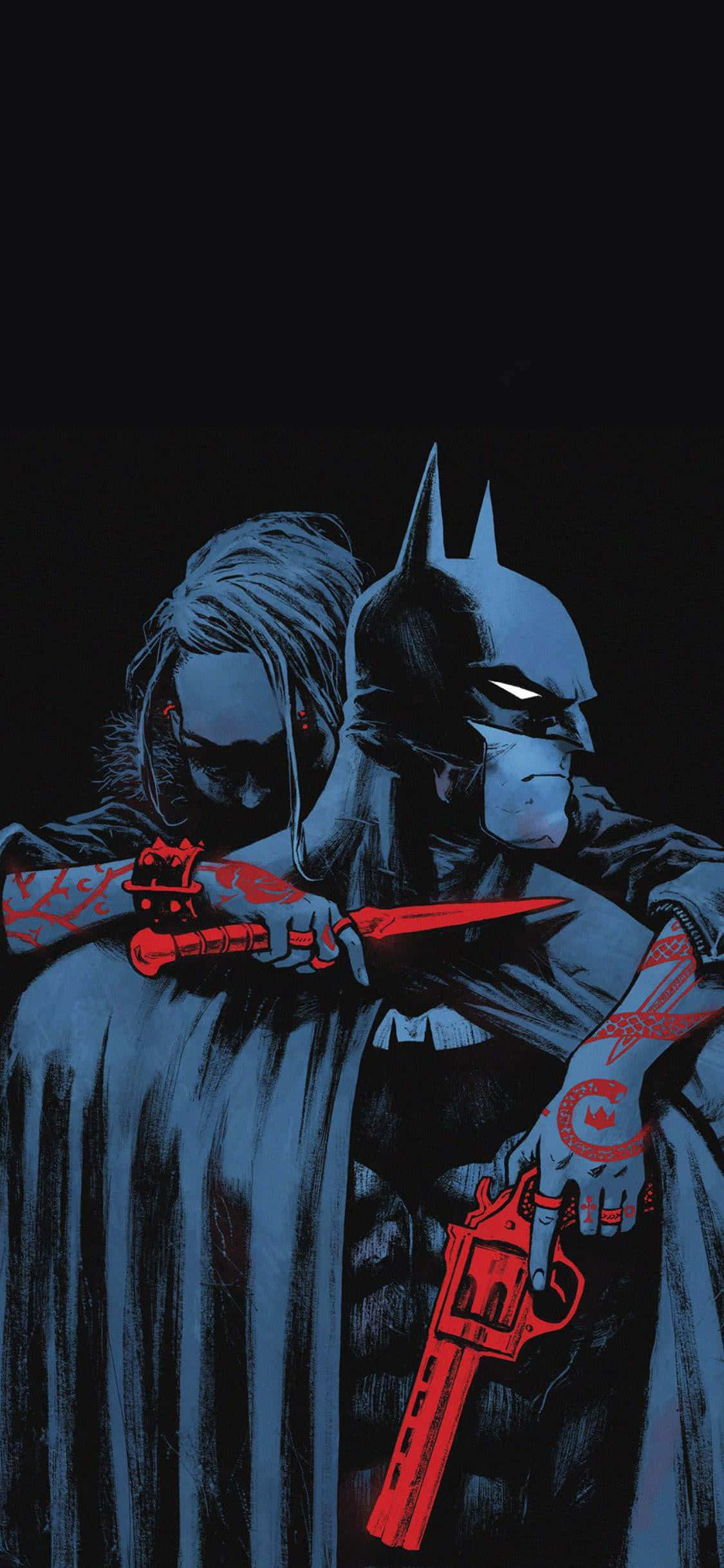 Тъмния Рицар се издига в този увлекателен Batman Aesthetic. Тапет