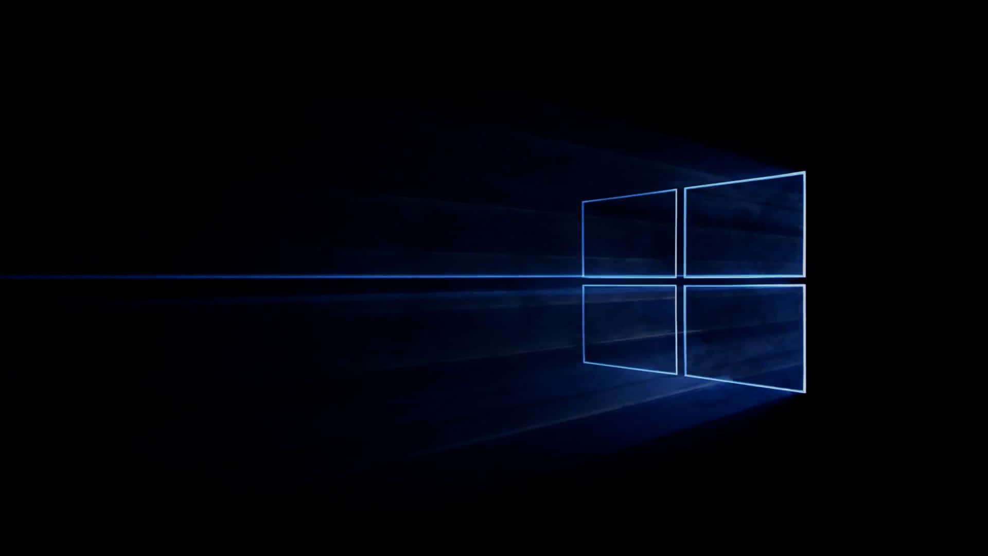 Тъмносин фон за Windows 10 Тапет