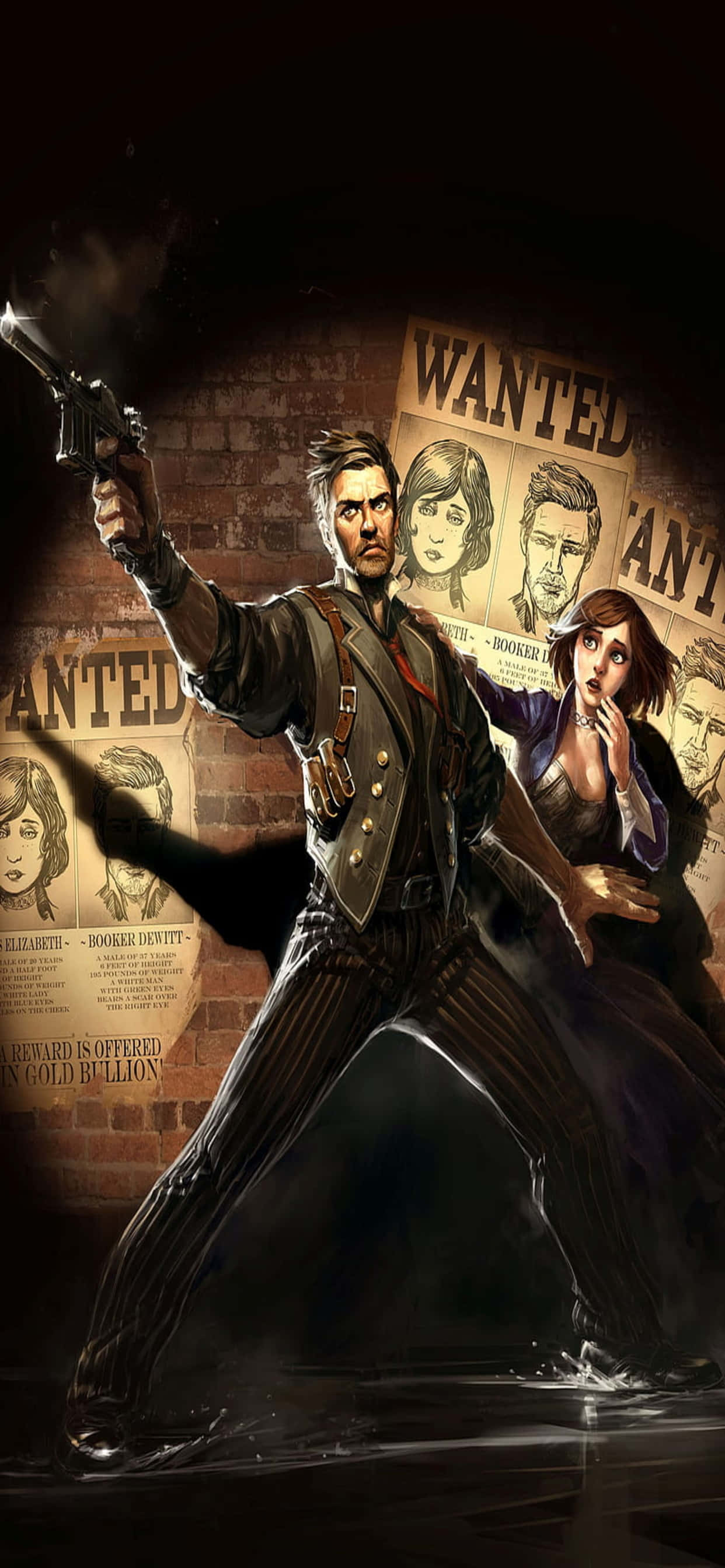 Желани измислени герои iPhone Xs Max Bioshock Infinite Фон Тапет