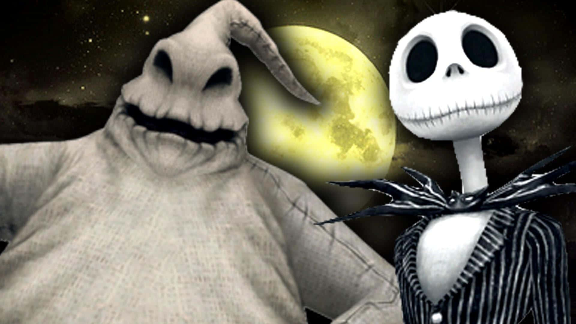 Уги Буг и Джак Скелингтън Тапет