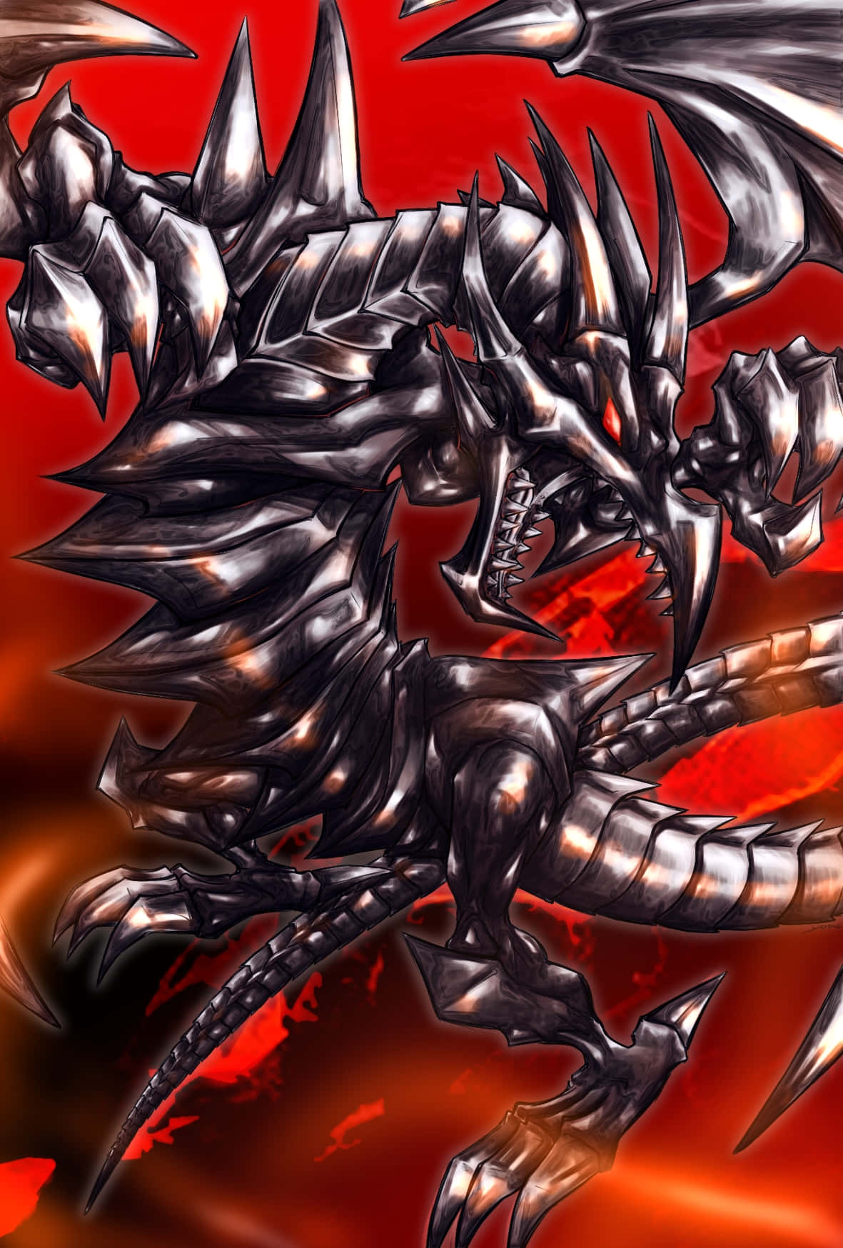 Удивителни YuGiOh Дракони демонстрират своята сила Тапет