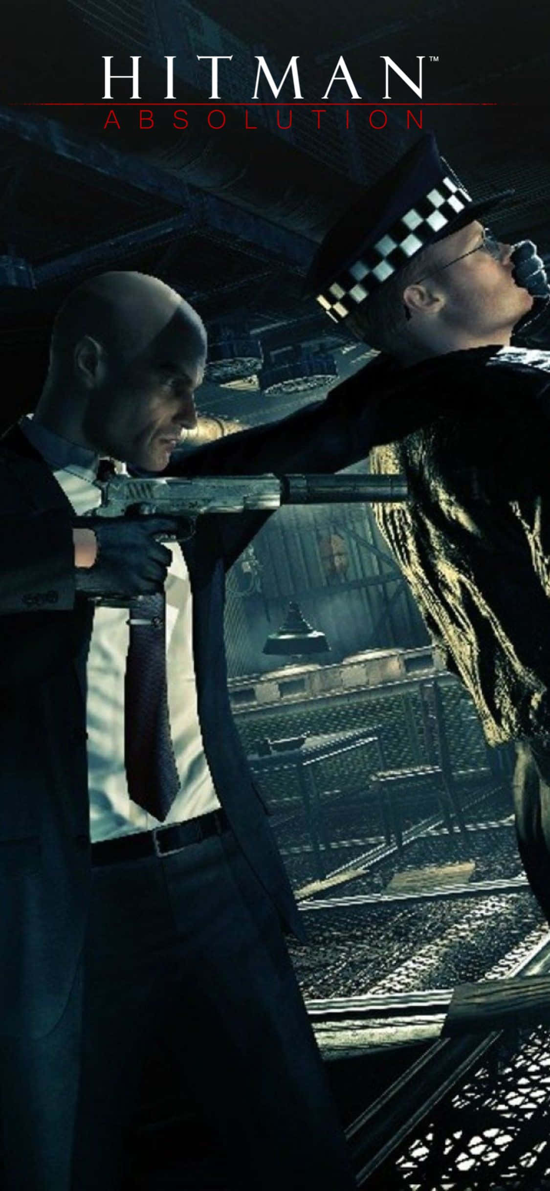 Върховен убиец: Играйте Hitman Absolution за потапящо изживяване на iPhone X Тапет