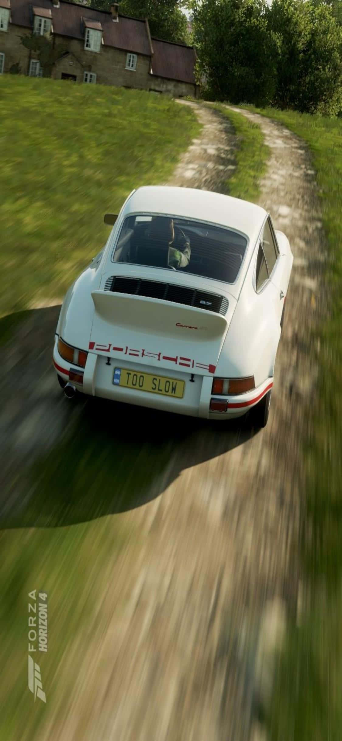 Усилете вашето игрово изживяние с новия iPhone XS и Forza Horizon 4 Тапет