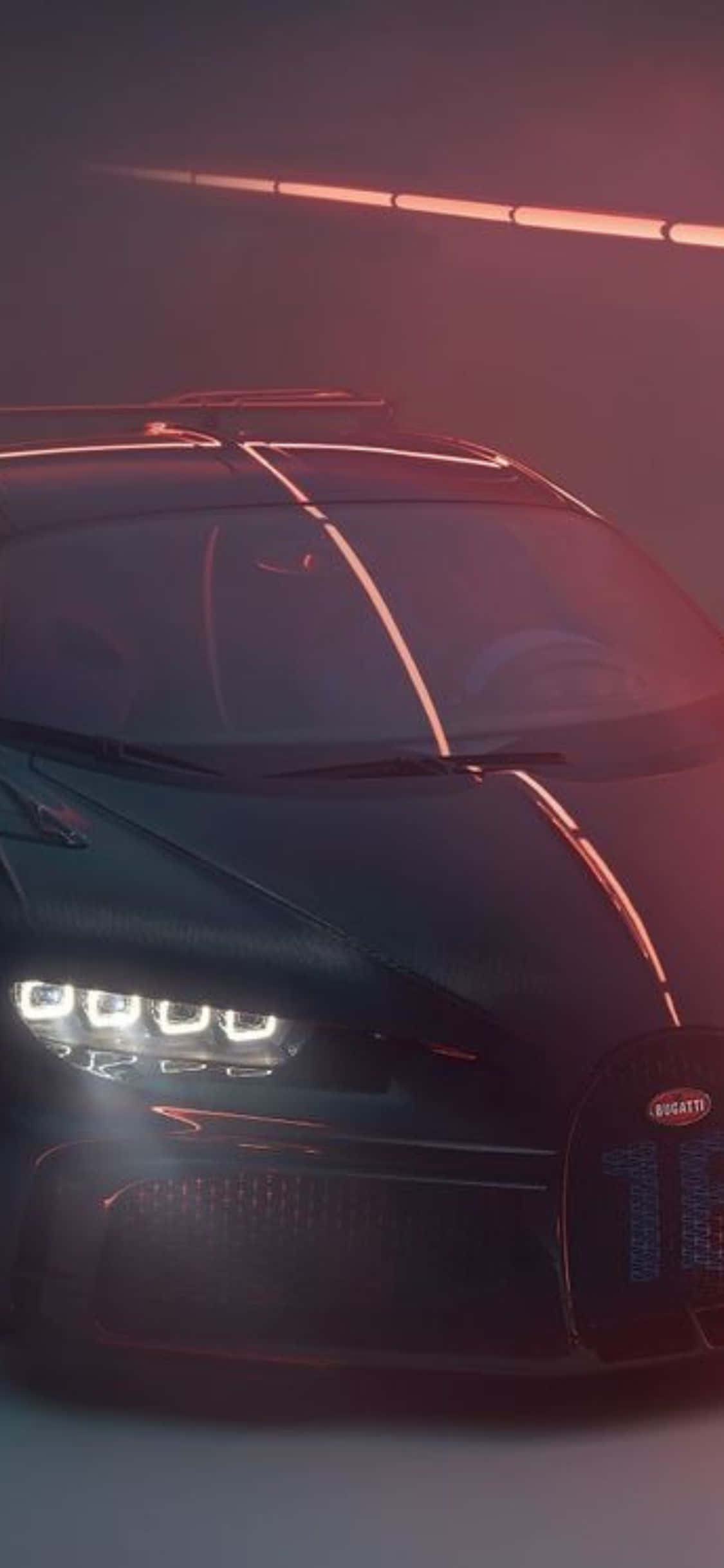 Ускорете вашия живот с безпрецедентен лукс и скорост - IphoneXs Bugatti Тапет