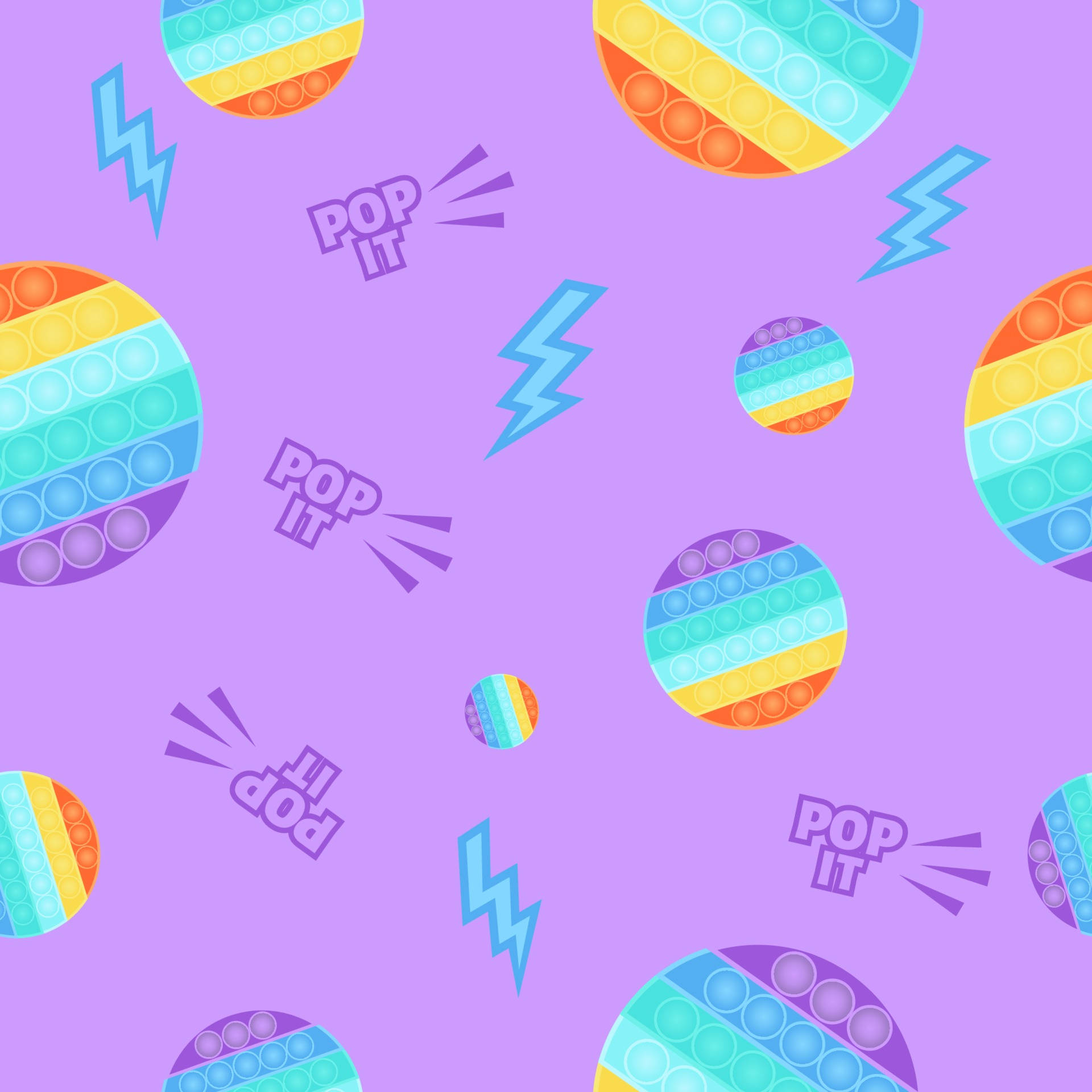 Фантастичен лилав Pop It фон Тапет